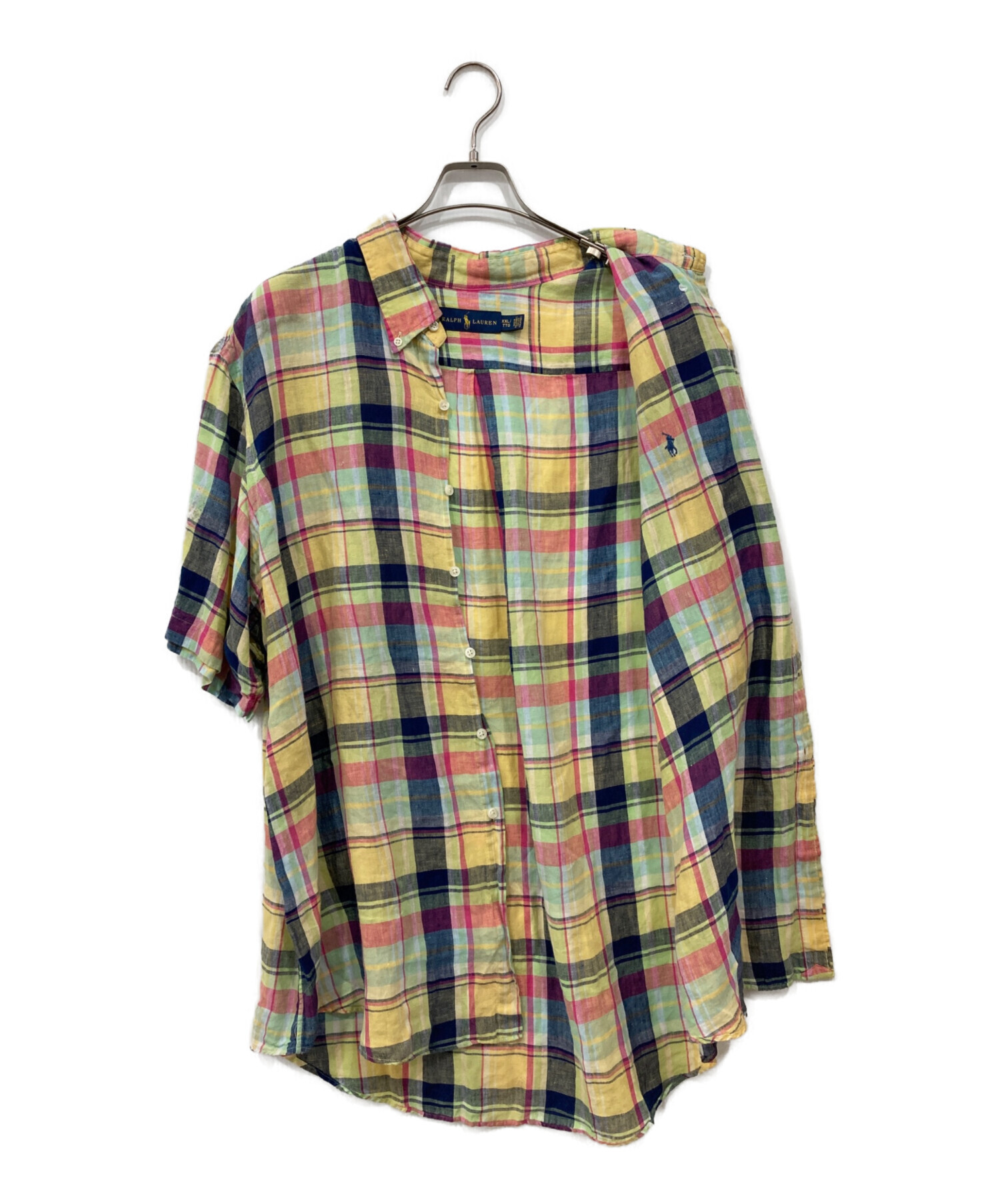 中古・古着通販】RALPH LAUREN (ラルフローレン) リネンシャツ マルチ