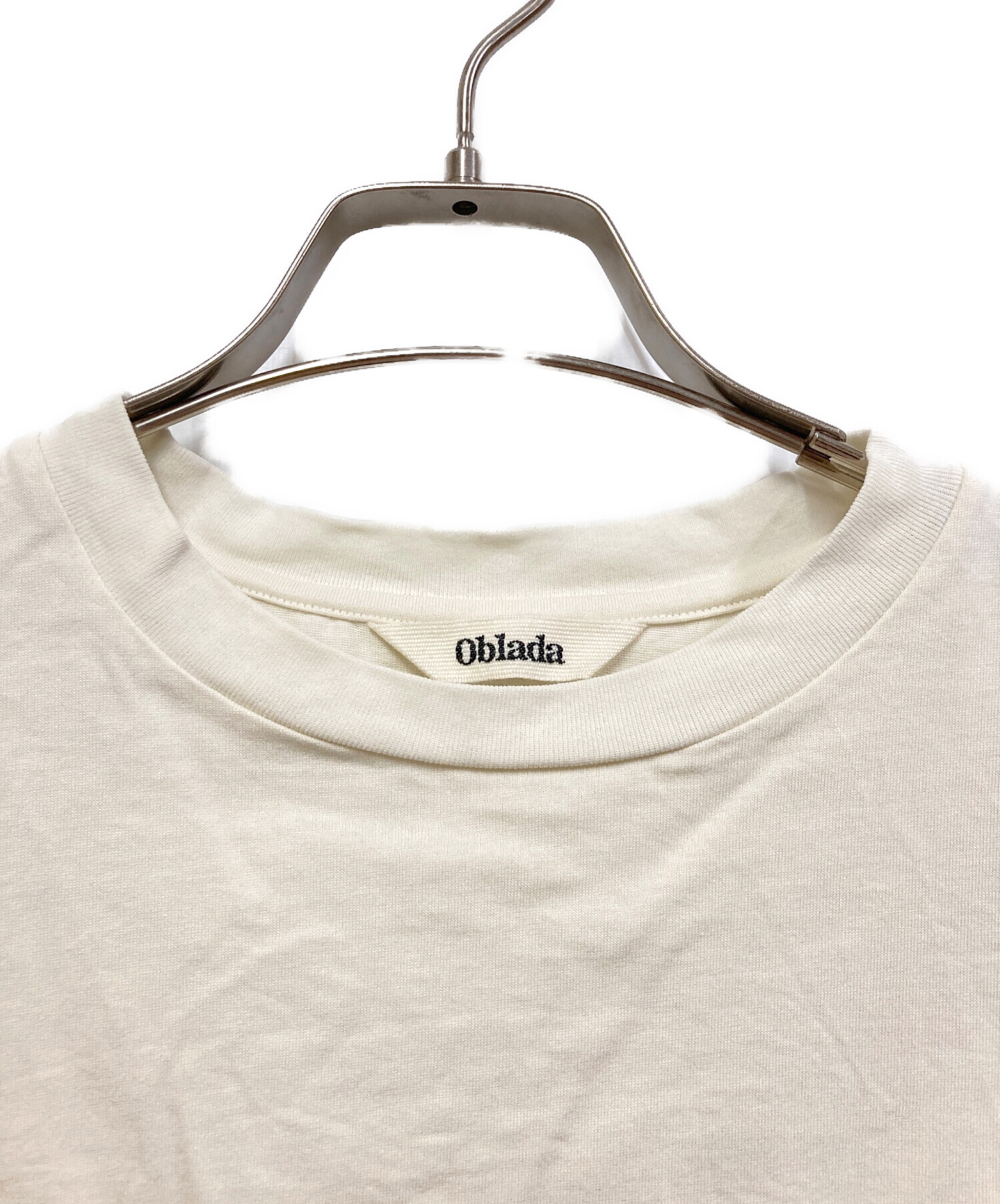 oblada 古着 リメイク ティシャツ 中古・古着通販】oblada (オブラダ) Shirring T-shirts ナチュラル