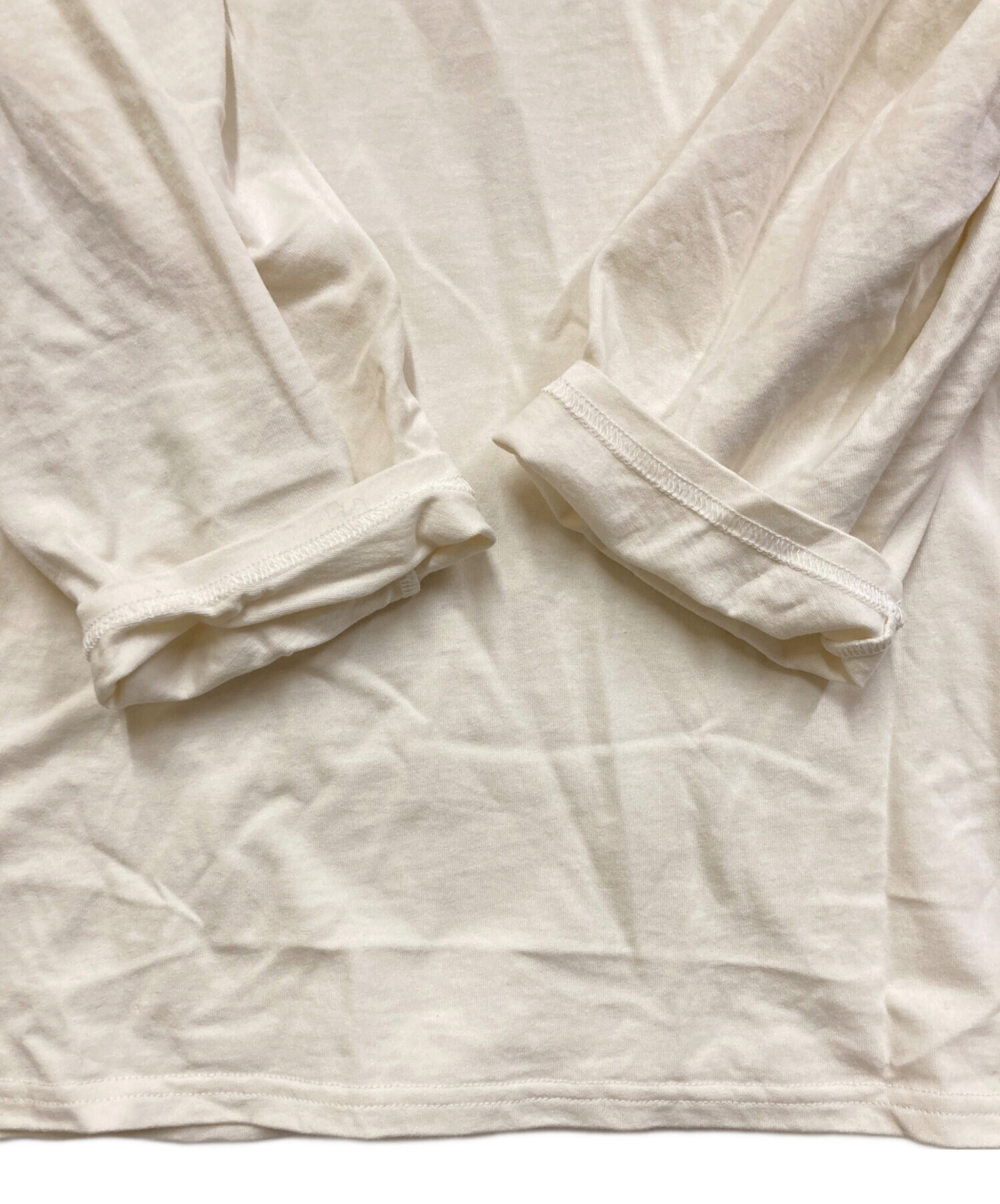中古・古着通販】oblada (オブラダ) Shirring T-shirts ナチュラル