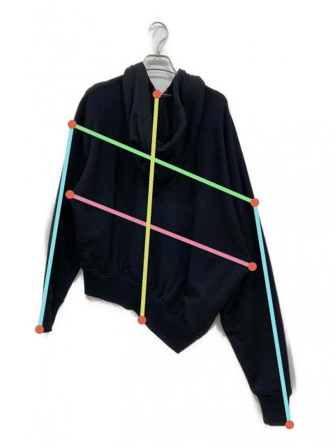 中古・古着通販】INSCRIRE (アンスクリア) Asymmetry Zip Hoodie