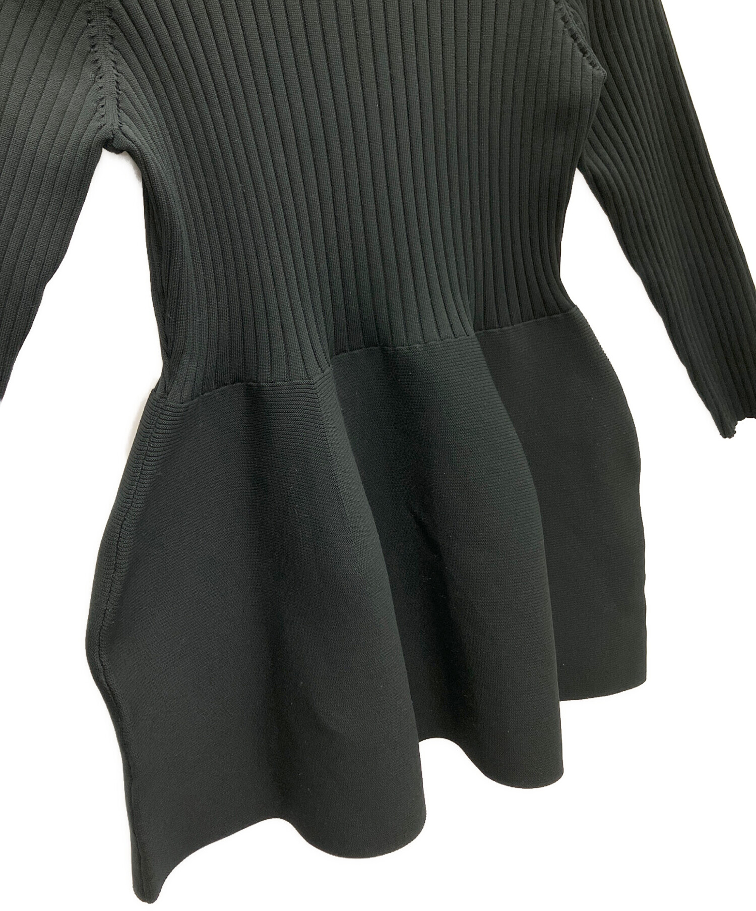 中古・古着通販】Mila Owen (ミラオーウェン) 構築シルエットペプラム