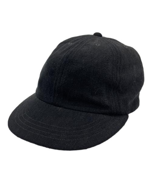 中古・古着通販】COMOLI (コモリ) シルクネップ キャップ ブラック