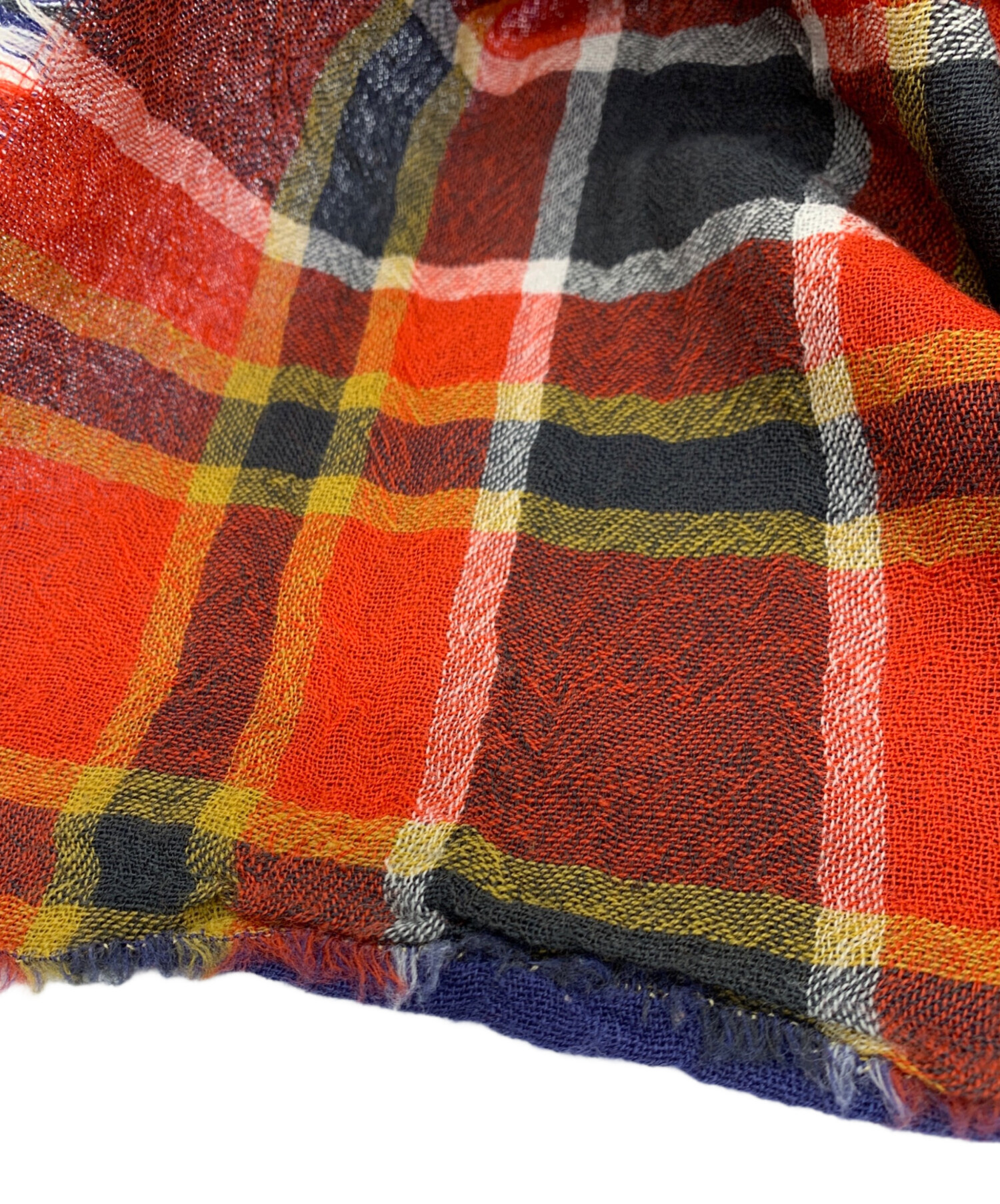 Vivienne Westwood オーブ　コットン　麻　刺繍　ストール 中古・古着通販】Vivienne Westwood (ヴィヴィアンウエストウッド