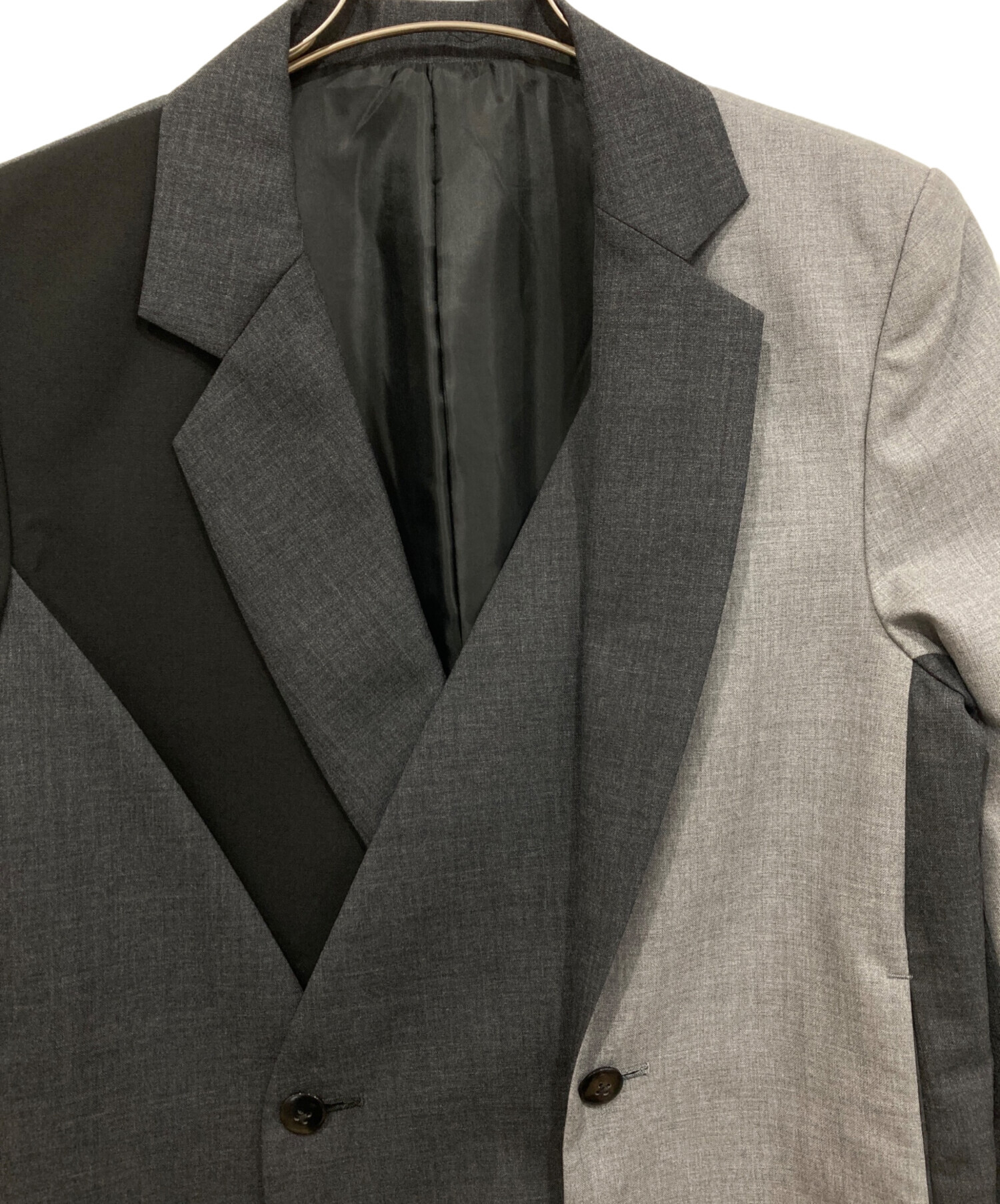 ETHOSENS 24ss Switched jacket ジャケット 中古・古着通販】ETHOSENS (エトセンス) SWITCHED JACKET ブラック