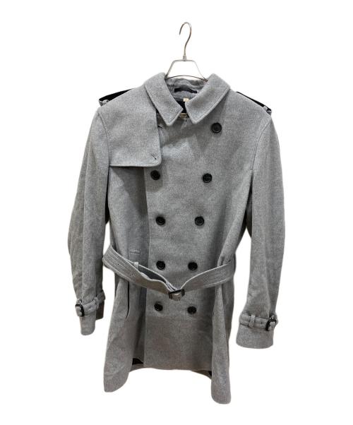 中古・古着通販】BURBERRY (バーバリー) ウールトレンチコート グレー