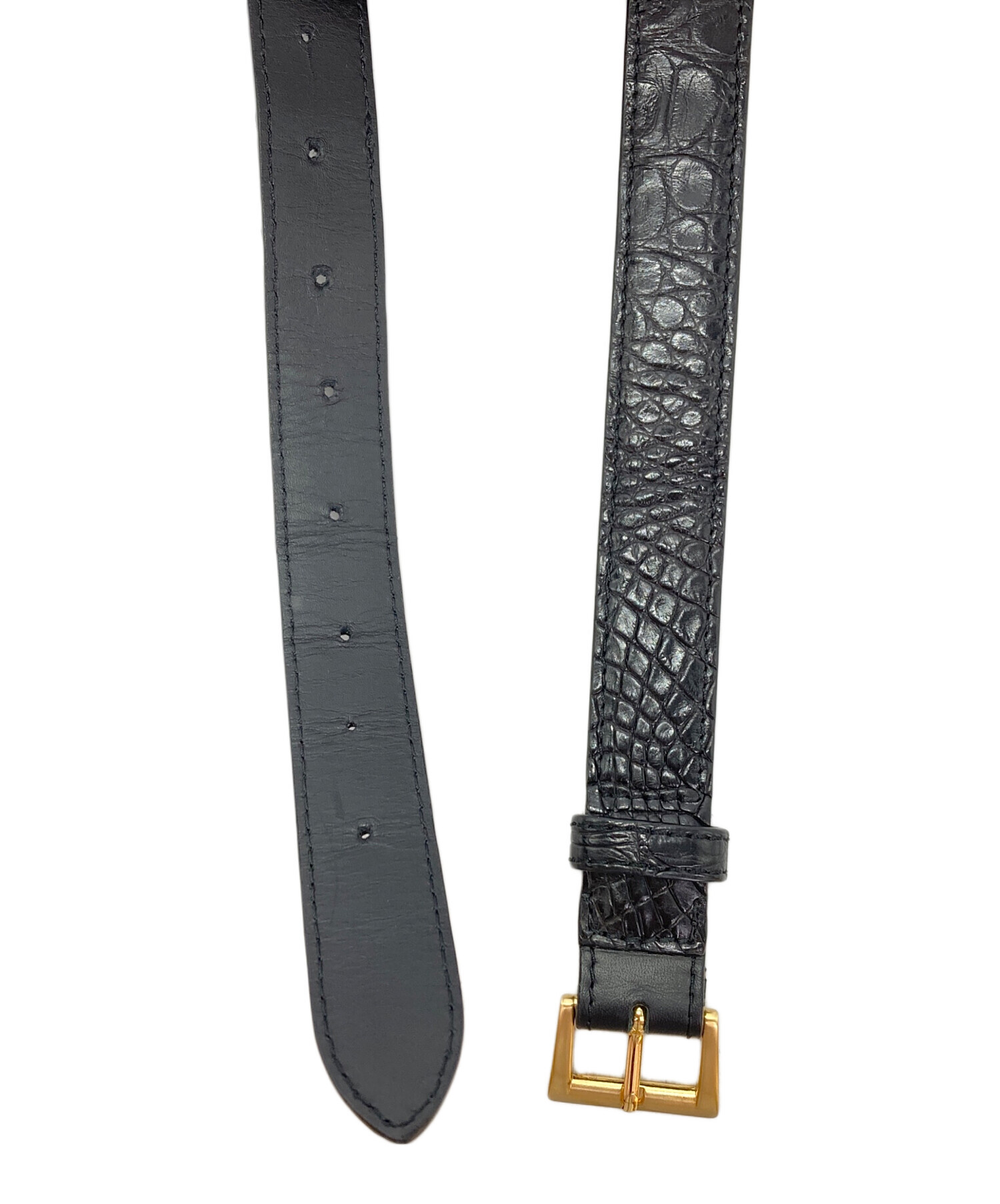 NICENESS BLADE レザーベルト　サイズ32 中古・古着通販】NICENESS (ナイスネス) レザーベルト ブラック