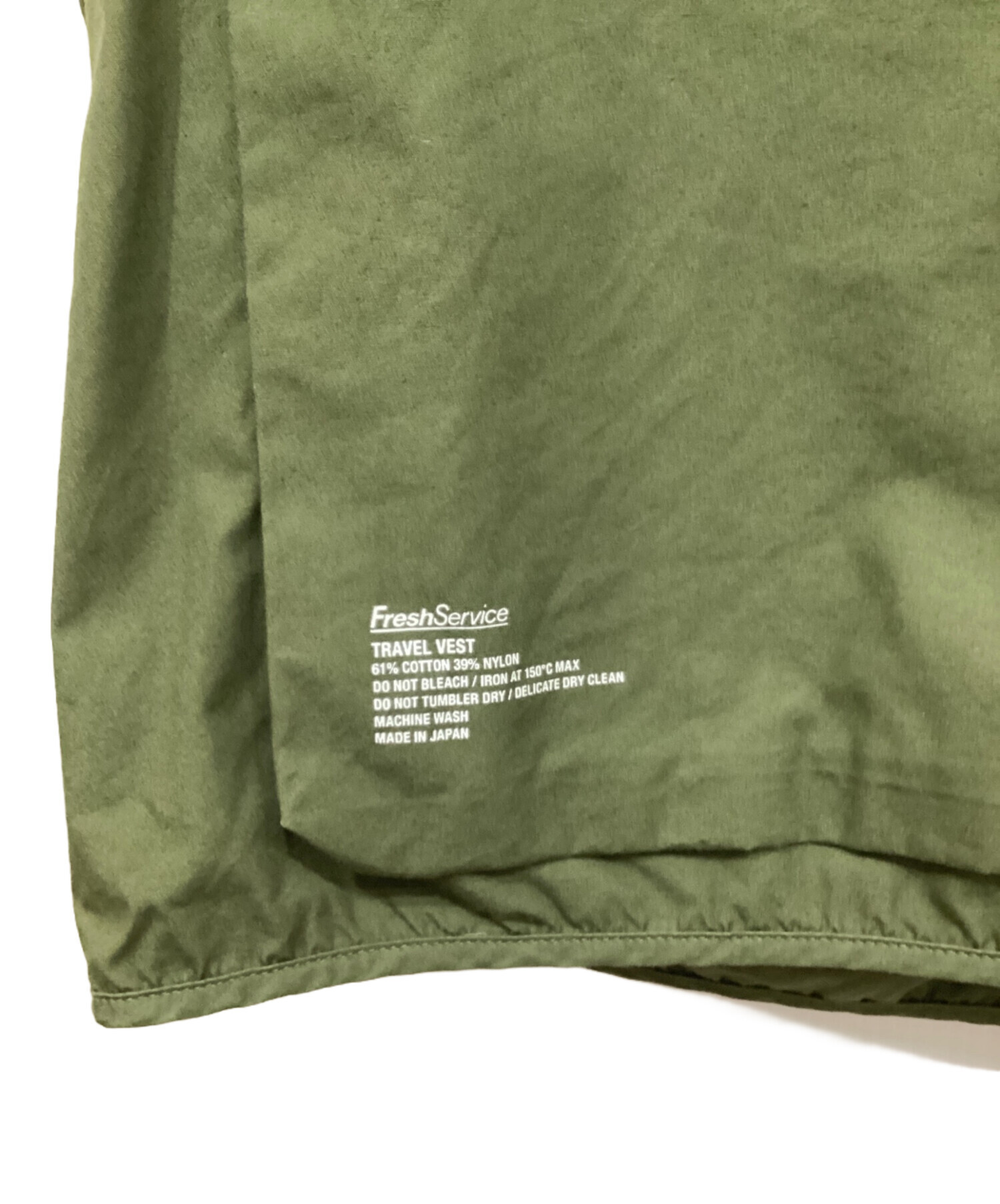 中古・古着通販】FreshService (フレッシュサービス) TRAVEL VEST