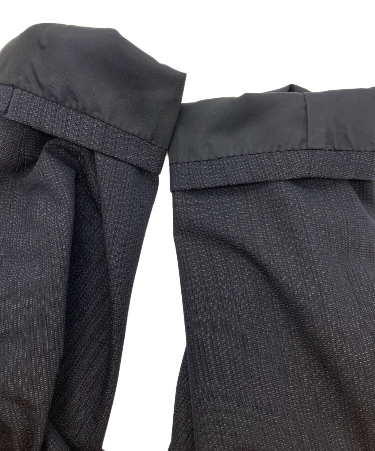 コムデギャルソンオムドゥー レイヤードテーラードジャケット S ネイビー グレー 中古・古着通販】COMME des GARCONS HOMME DEUX (コムデギャルソン