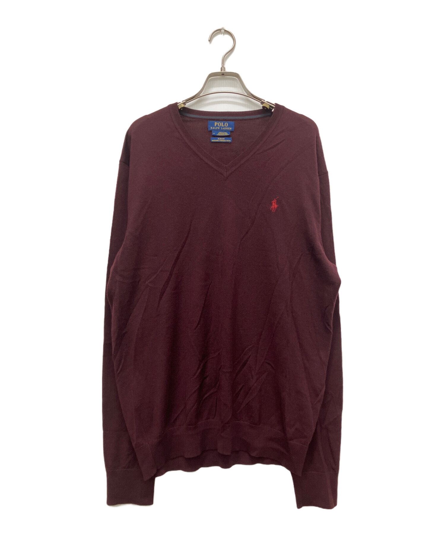 中古・古着通販】POLO RALPH LAUREN (ポロ・ラルフローレン) ウールV