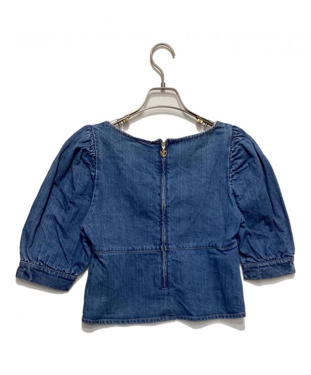 中古・古着通販】gajess (ガジェス) Muguet Blouse インディゴ サイズ