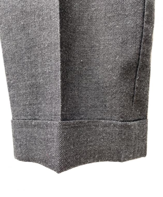 コムデギャルソンオムドゥ スラックス ヘリンボーン グレー AD2008 美品 中古・古着通販】COMME des GARCONS HOMME DEUX (コムデギャルソン