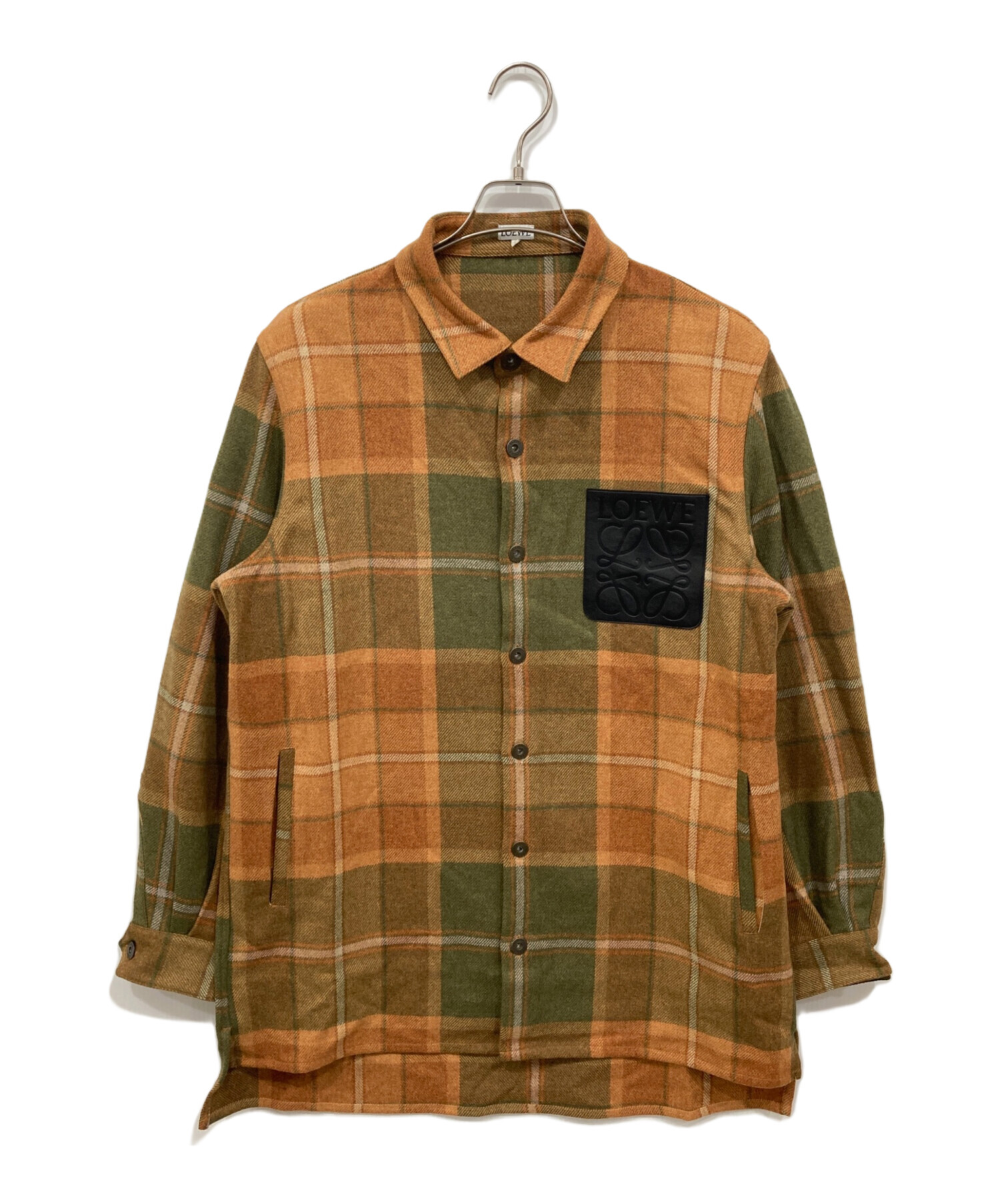 LOEWEアナグラムチェックシャツ