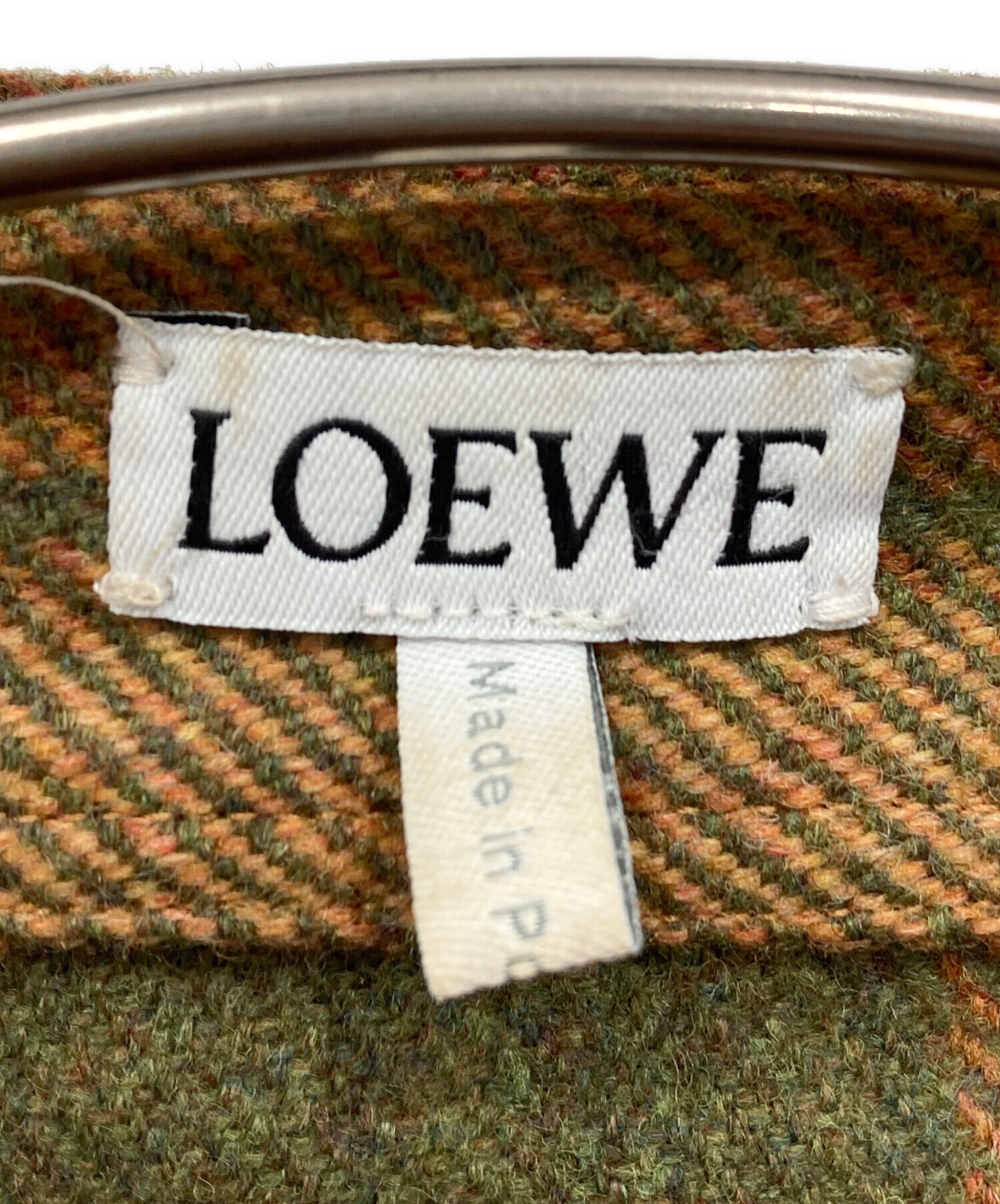 LOEWEアナグラムチェックシャツ40