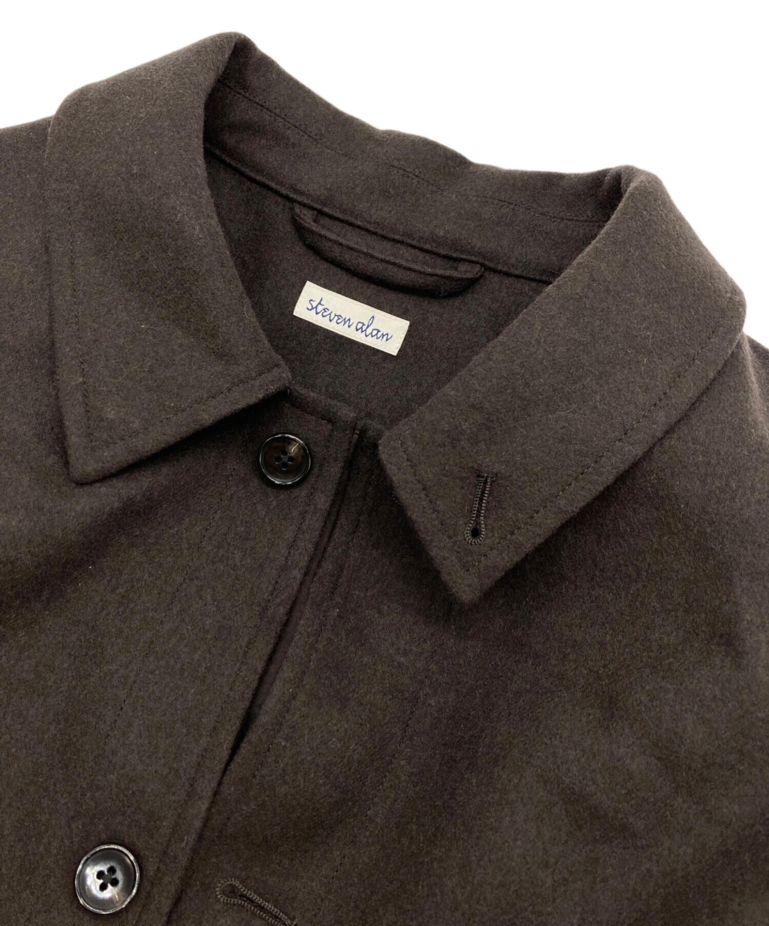 ジャケット・アウター StevenAlan/LIGHTFLANO DARUMADRZLR JACKET 中古・古着通販】STEVEN ALAN (スティーブンアラン) LIGHT FLANO