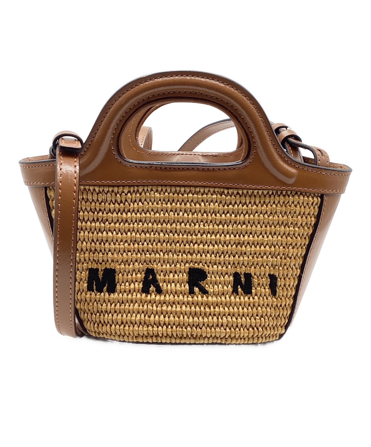 中古・古着通販】MARNI (マルニ) TROPICALIA BAG MICRO ブラウン