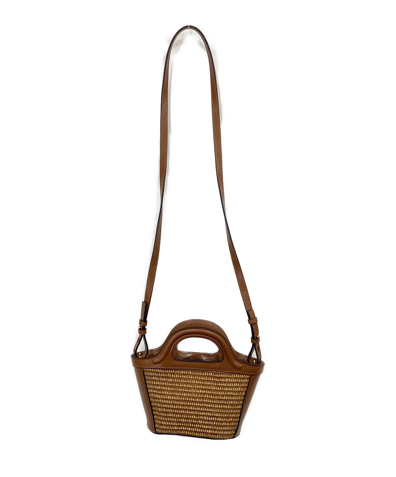 中古・古着通販】MARNI (マルニ) TROPICALIA BAG MICRO ブラウン 