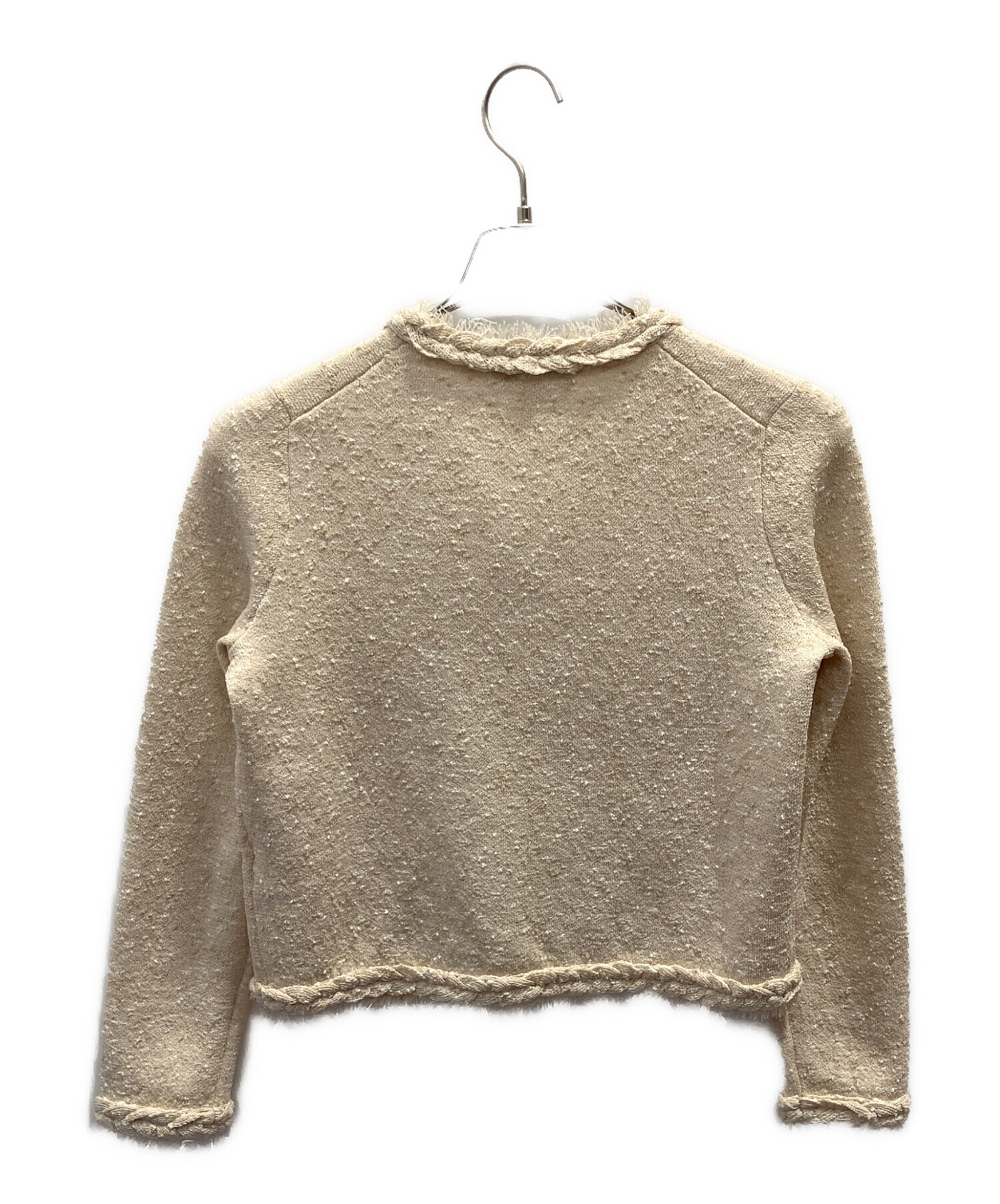 中古・古着通販】J.CREW (ジェイクルー) ノーカラーツイードジャケット 
