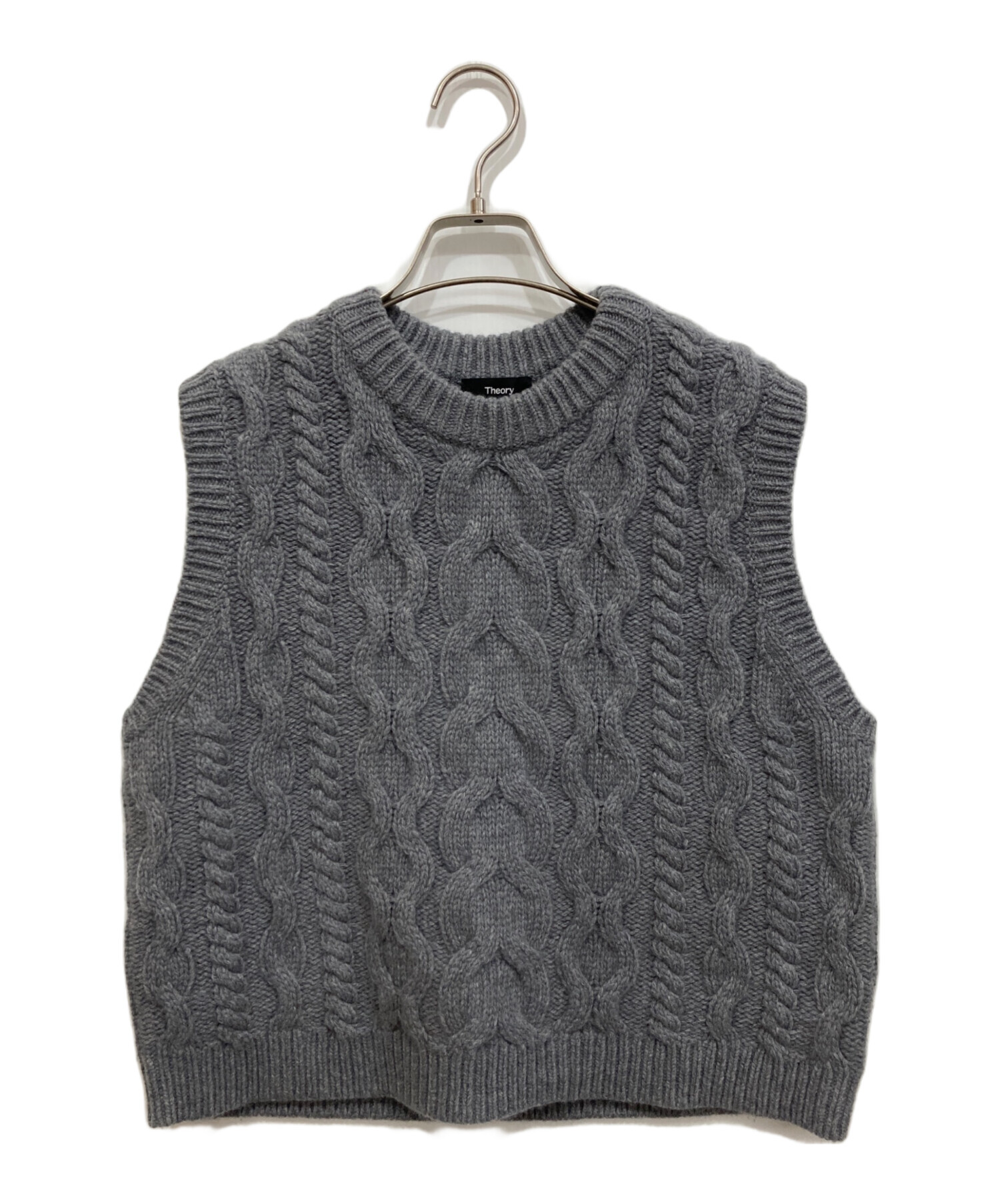 中古・古着通販】theory (セオリー) Felted Wool Cash Cable Vest