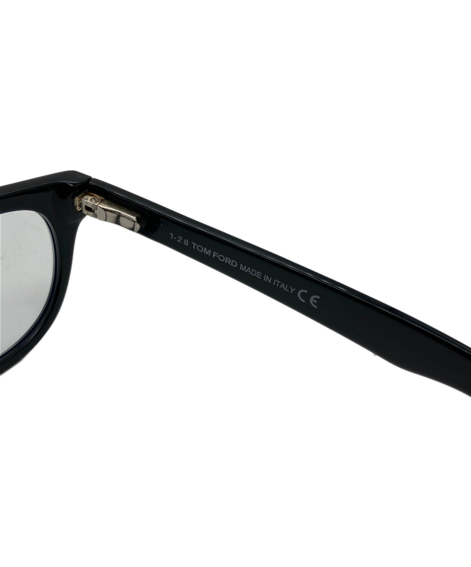 伊達メガネ 、黒×白、ファッション眼鏡、古着 中古・古着通販】TOM FORD (トムフォード) 伊達眼鏡 ブラック