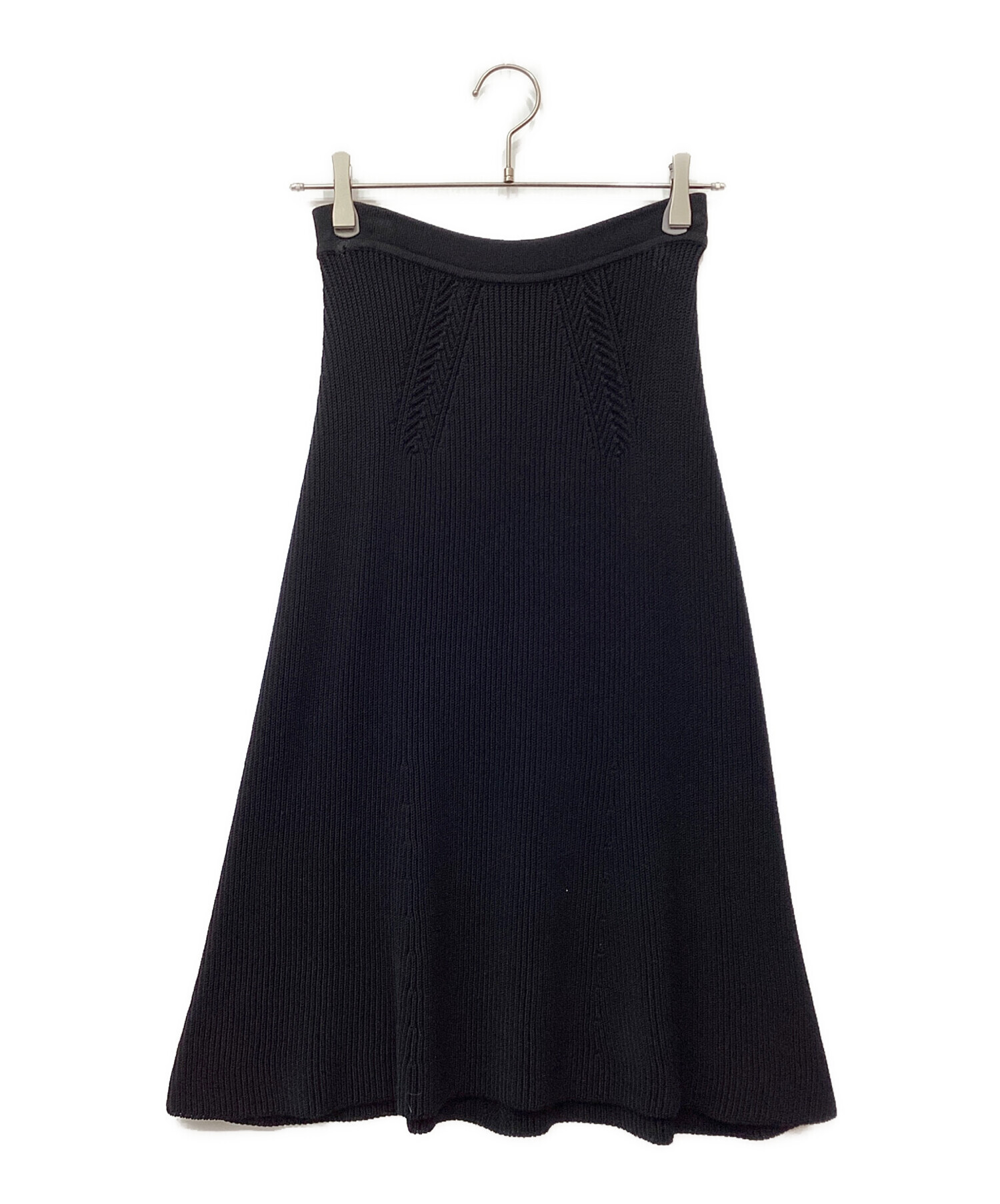 中古・古着通販】HERMES (エルメス) スカート ブラック サイズ:38