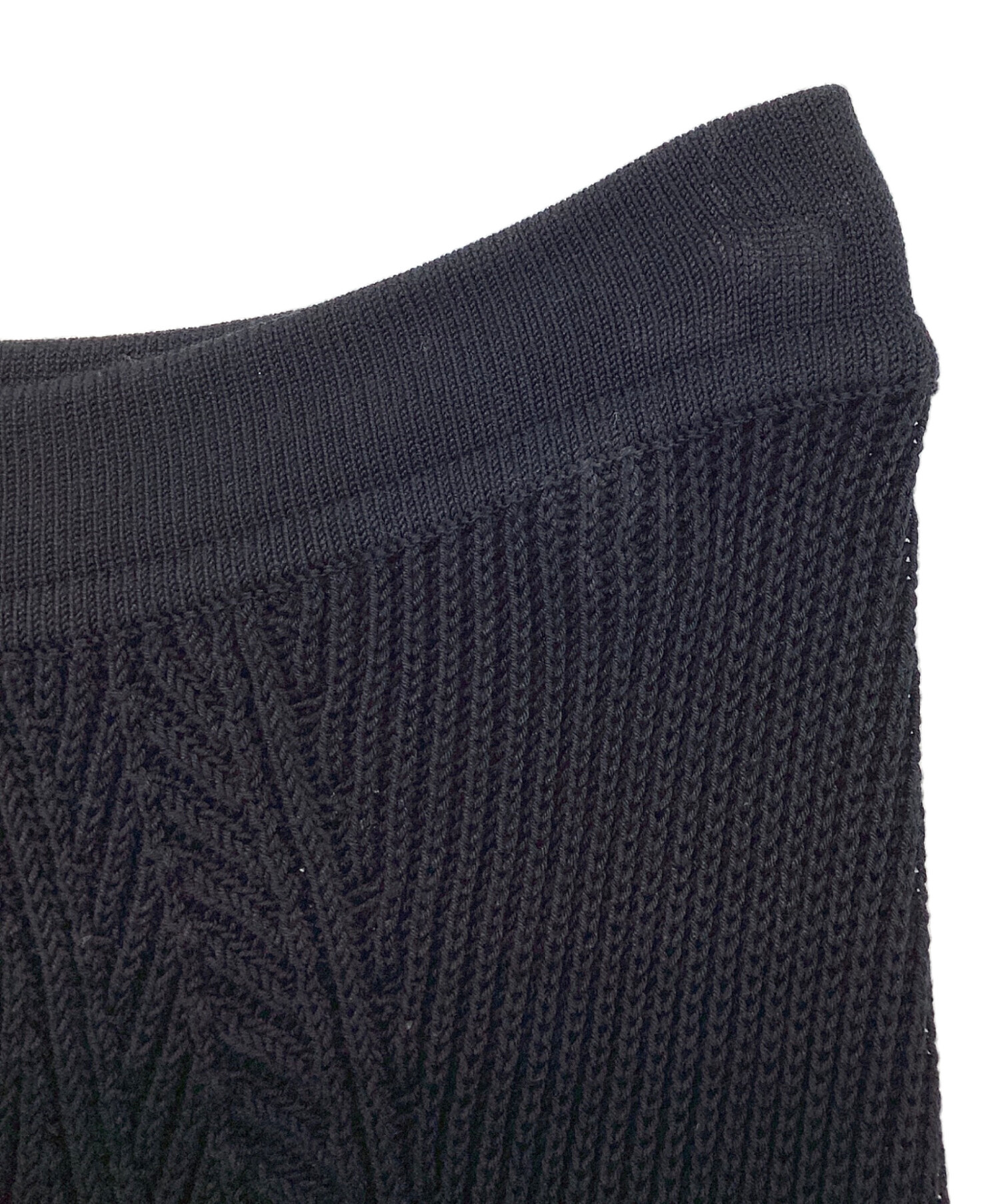 中古・古着通販】HERMES (エルメス) スカート ブラック サイズ:38