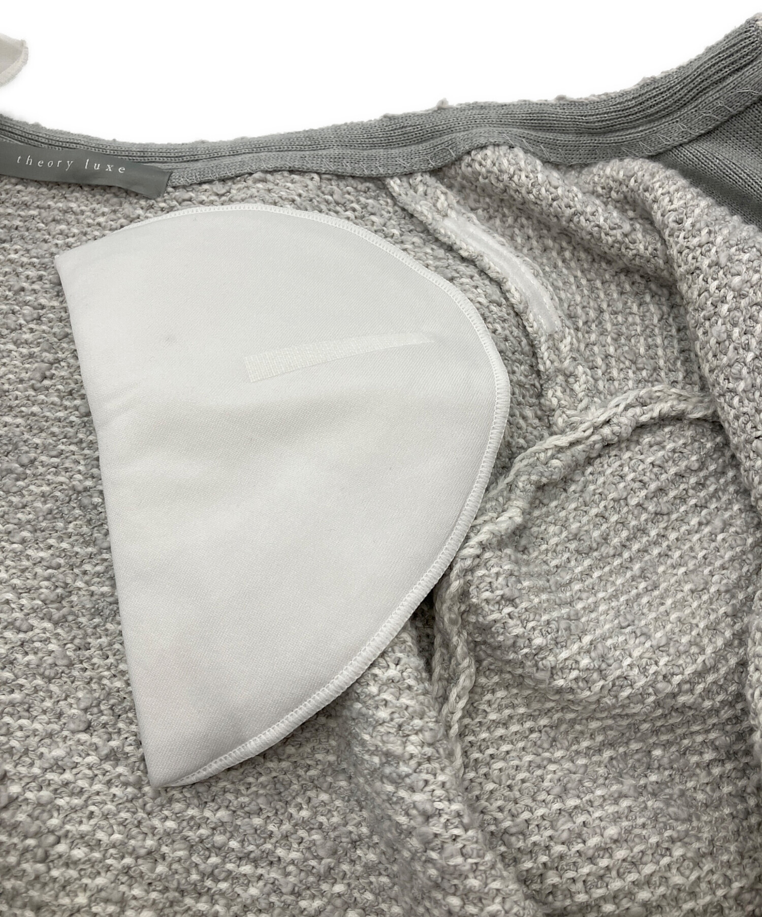 中古・古着通販】theory luxe (セオリーリュクス) ノーカラーツイード