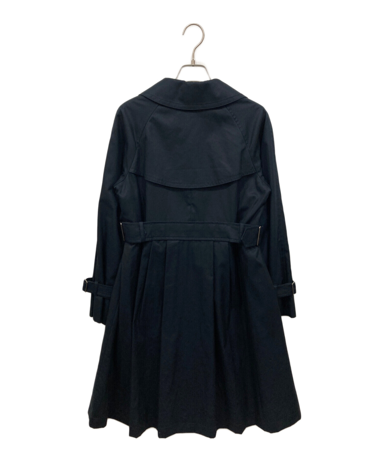 中古・古着通販】ANAYI (アナイ) 撥水ギャバトレンチコート ネイビー