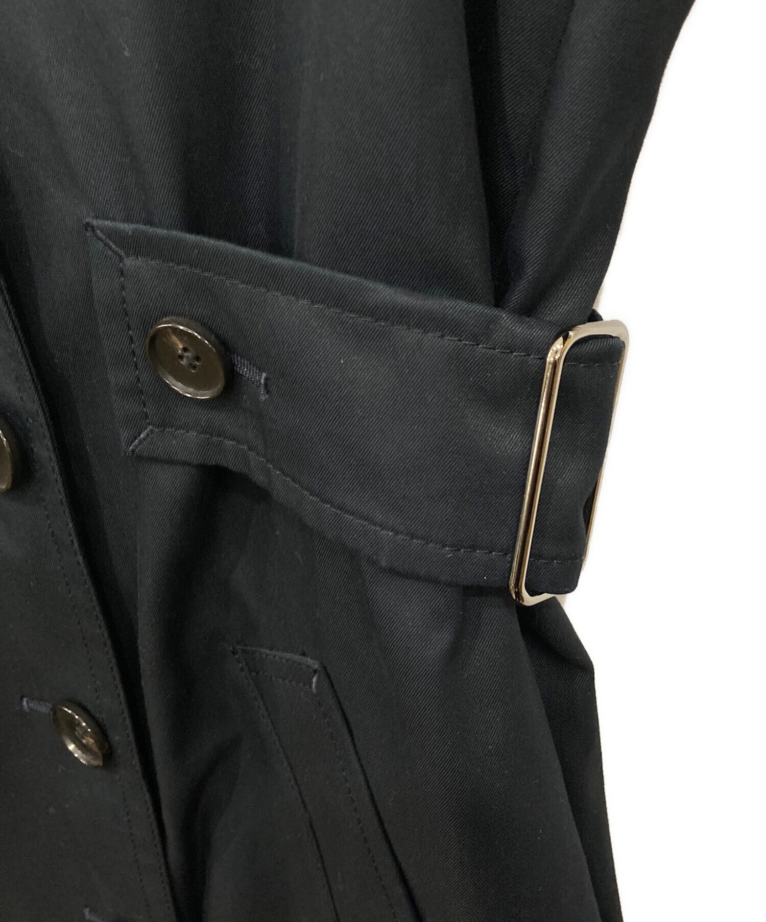 中古・古着通販】ANAYI (アナイ) 撥水ギャバトレンチコート ネイビー