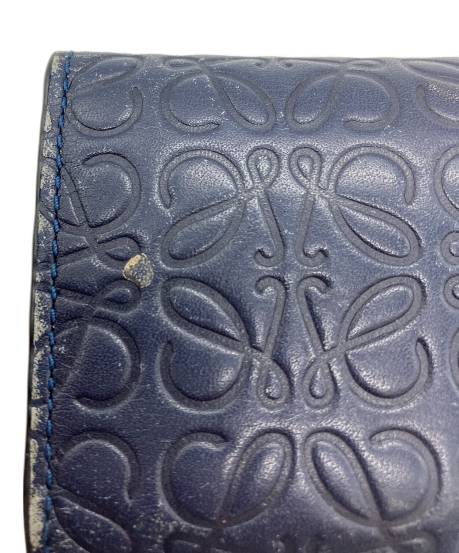 中古・古着通販】LOEWE (ロエベ) アナグラム6連キーケース ネイビー