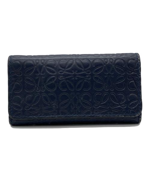 中古・古着通販】LOEWE (ロエベ) アナグラム6連キーケース ネイビー