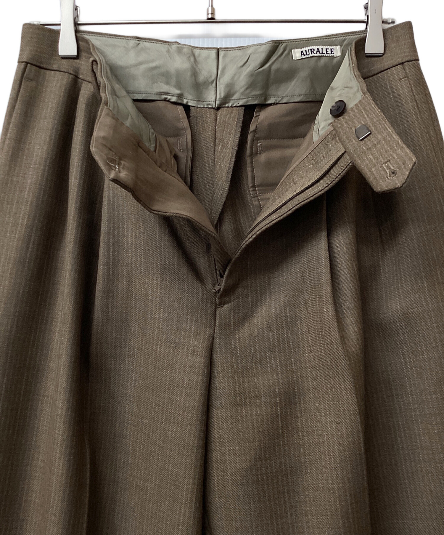 【AURALEE】BLUEFACED WOOL DOBBY STRIPE AURALEE BLUEFACED WOOL DOBBY STRIPE JK 値下げ】AURALEE BLUEFACED