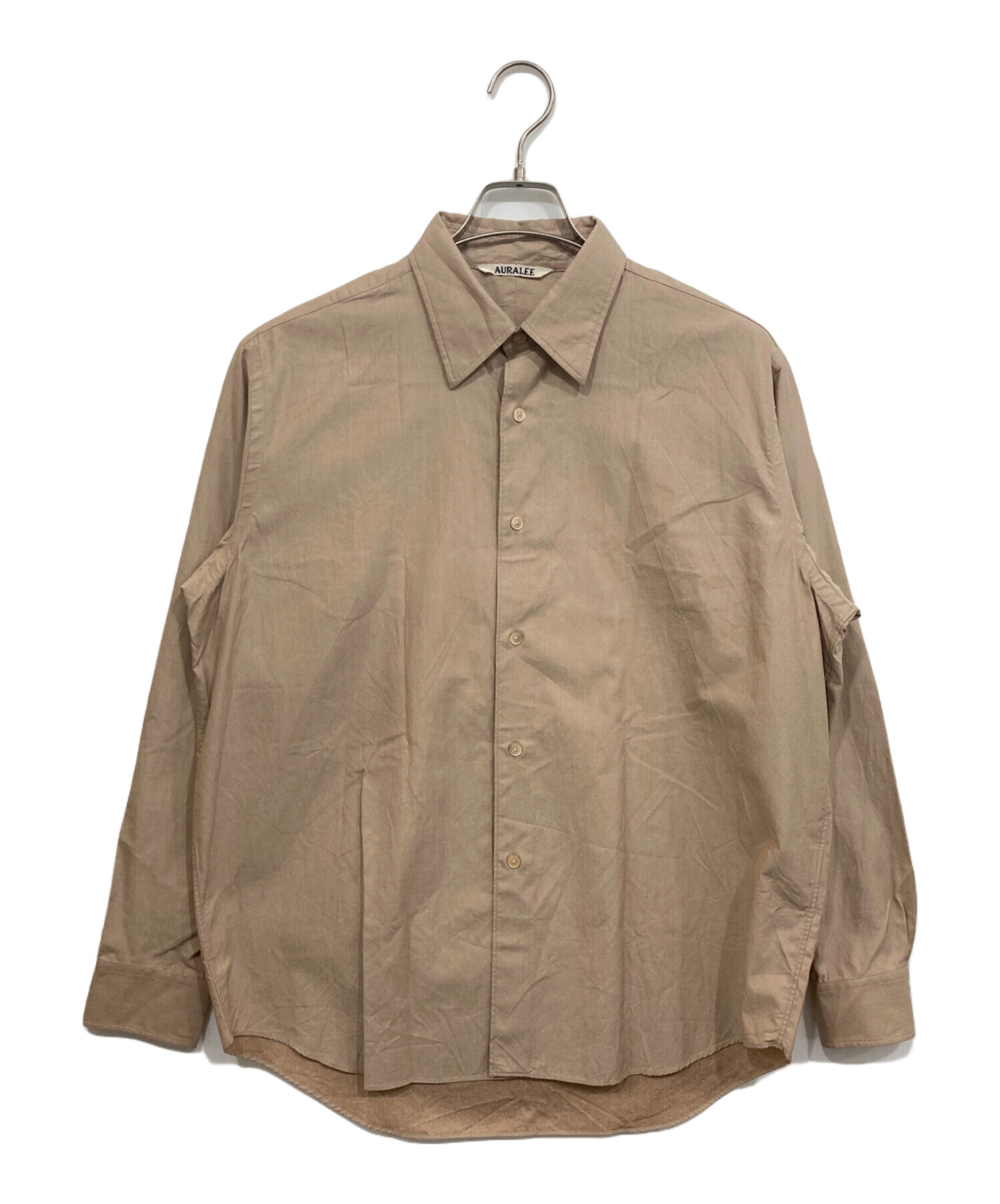 中古・古着通販】AURALEE (オーラリー) WASHED FINX TWILL SHIRT 