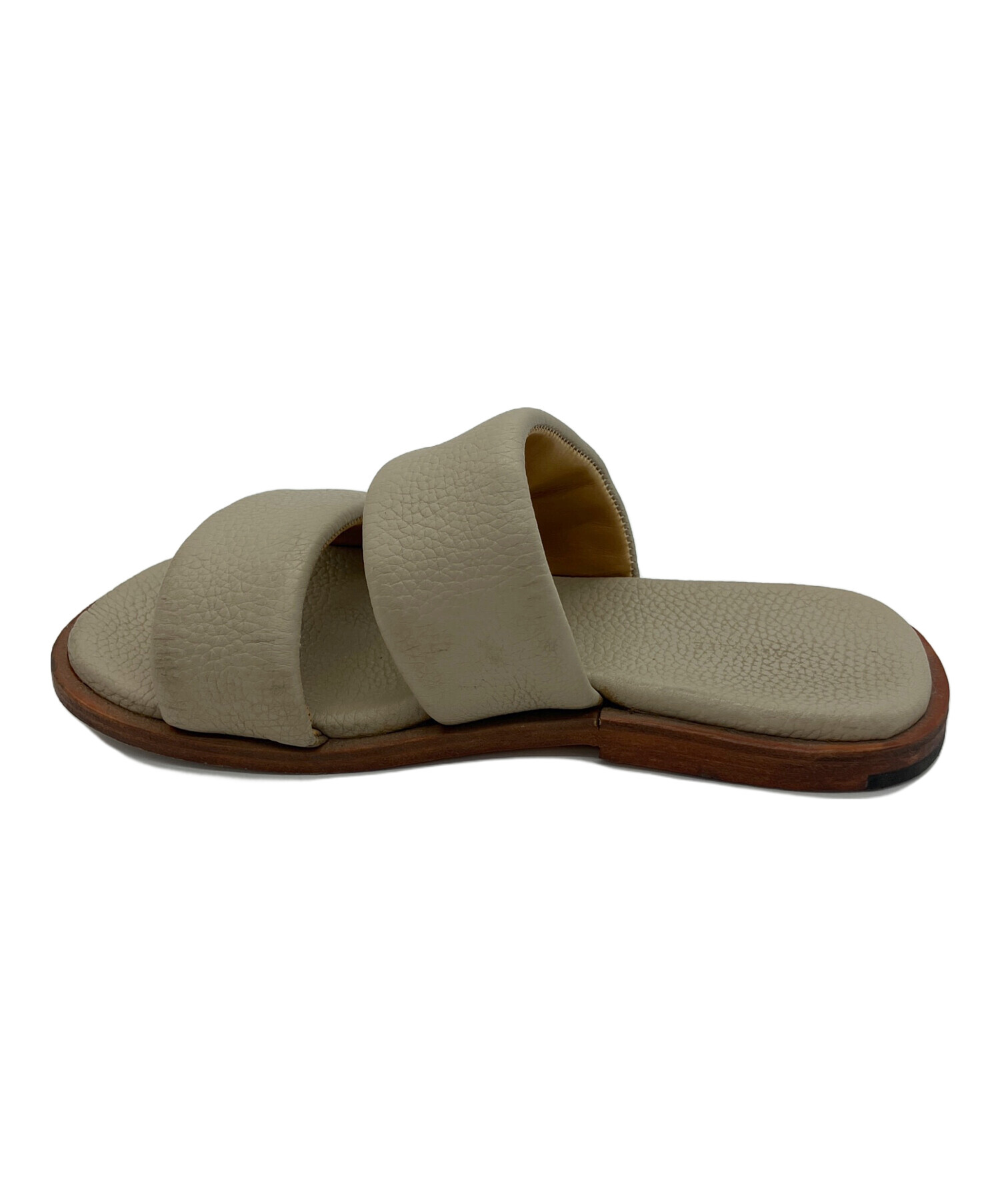 中古・古着通販】AURALEE (オーラリー) LEATHER STRAP SANDAL グレー 