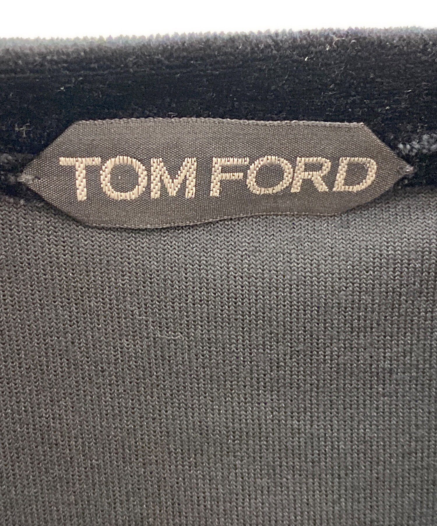 中古・古着通販】TOM FORD (トムフォード) ジップパーカー ブラック