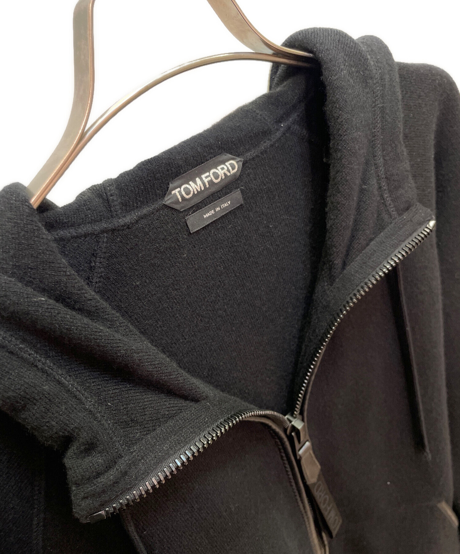 TOM FORD トムフォード パーカー サイズ36 ベロア フーディー イタリア製 ブランド古着【中古】20260223/RA7798 TOM FORD トムフォード パーカー サイズ36 ベロア フーディー