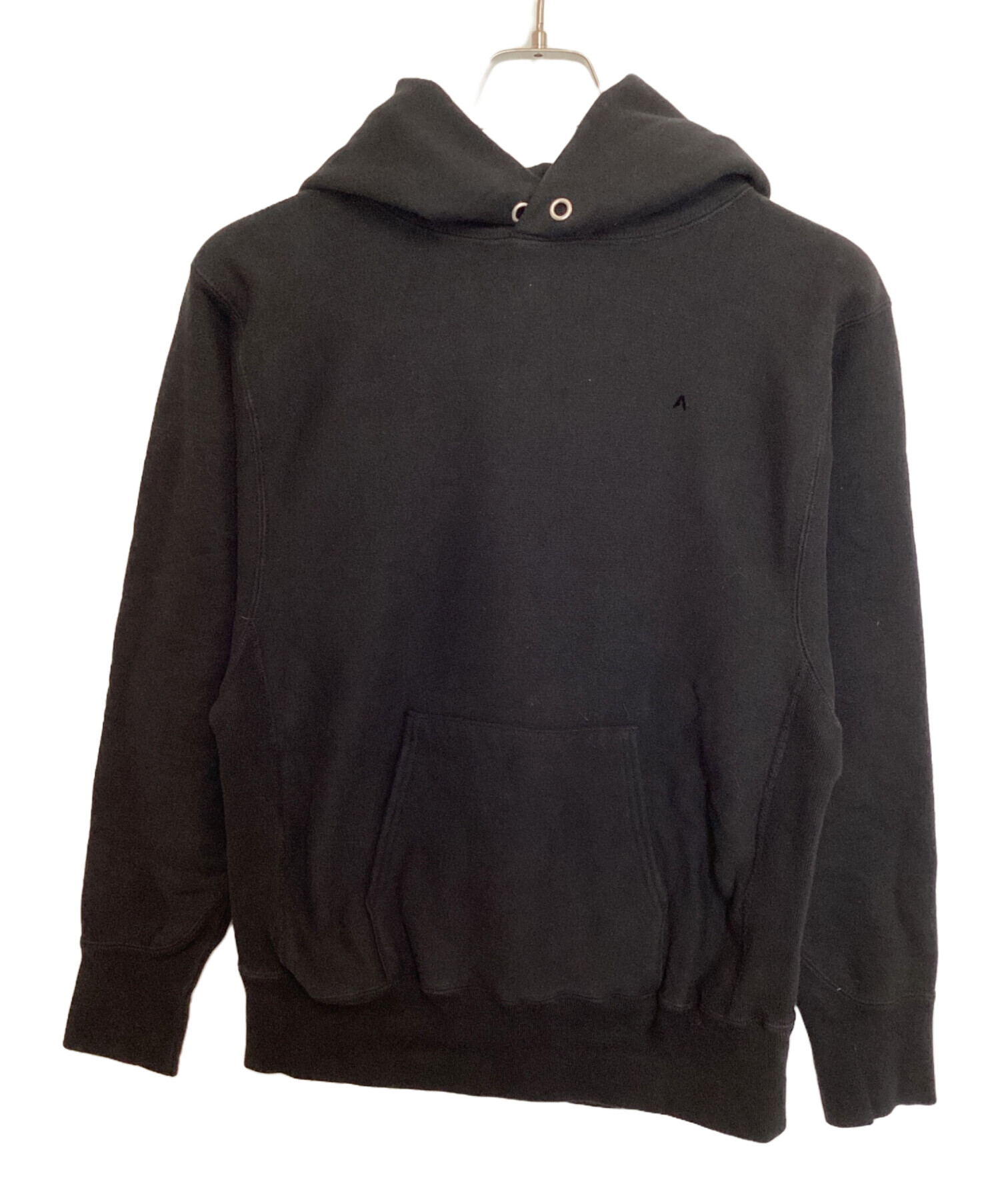 中古・古着通販】ATON (エイトン) GARMENT DYE URAKE HOODIE ブラック 