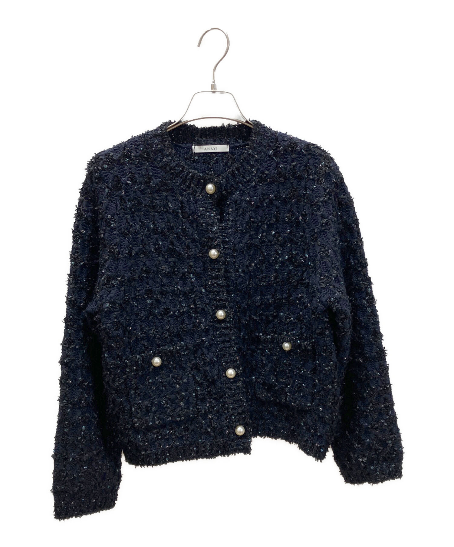 中古・古着通販】ANAYI (アナイ) リボンアーガイルツイード