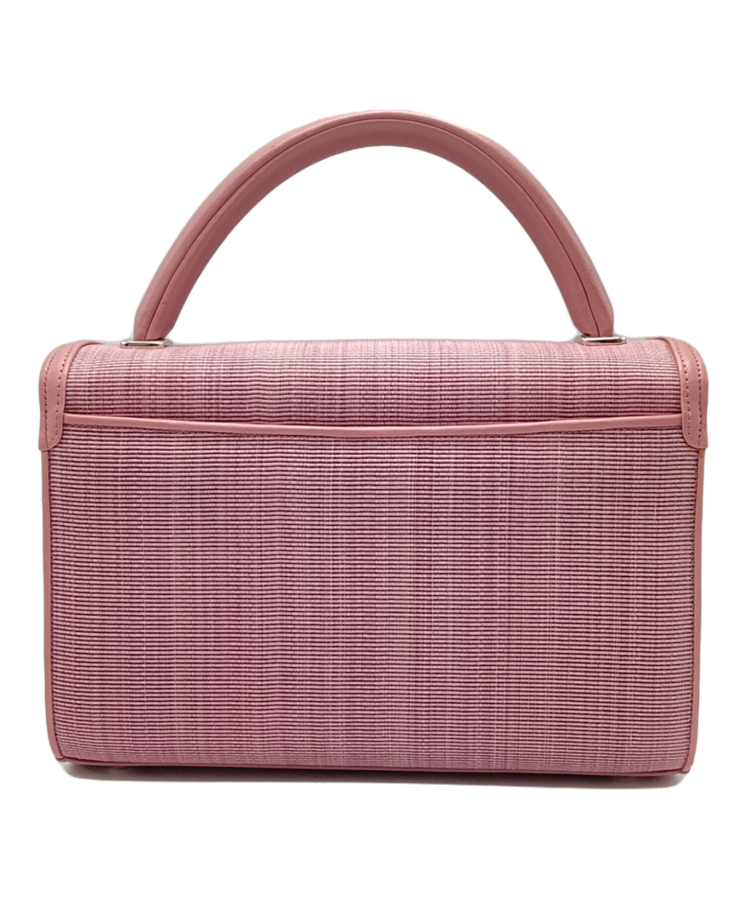 美品【COMTESSE】ハンドバッグ　プリンセス　ホースヘア　レザー　ピンク 中古・古着通販】COMTESSE (コンテス) ホースヘア×レザー ハンドバッグ