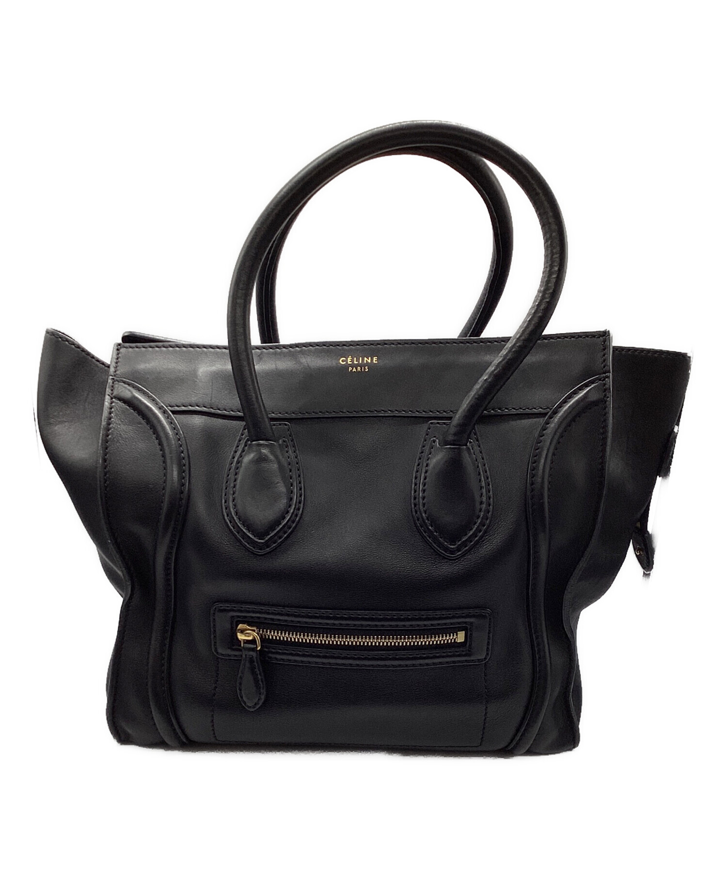 中古・古着通販】CELINE (セリーヌ) ラゲージ ミニ ブラック|ブランド 中古・古着通販】CELINE (セリーヌ) ラゲージ ミニ ブラック|ブランド