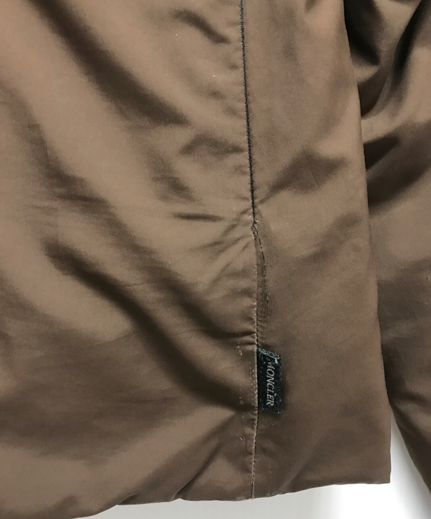 中古・古着通販】MONCLER (モンクレール) ダウンジャケット ブラウン