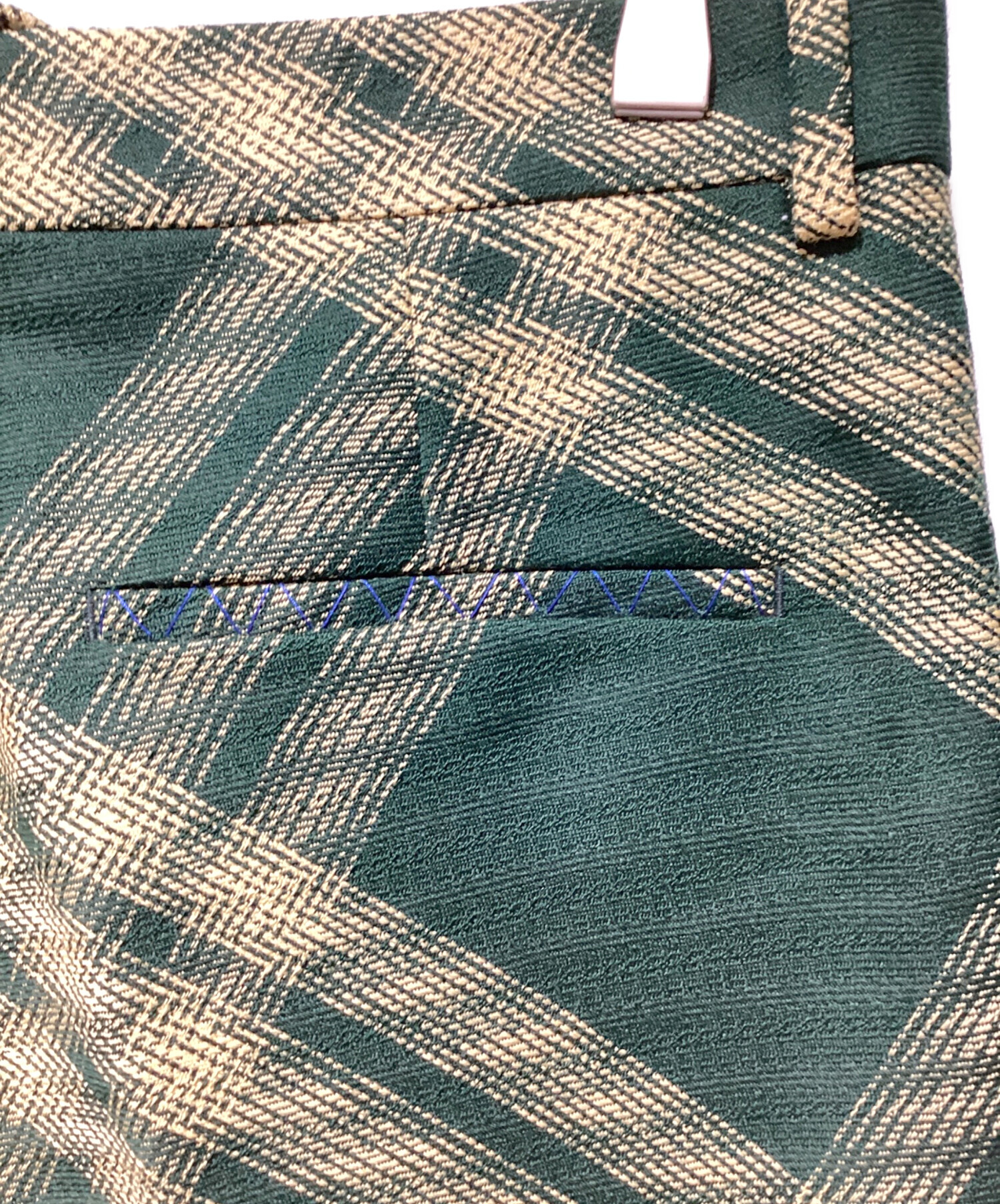 中古・古着通販】BURBERRY (バーバリー) チェック テーラードパンツ
