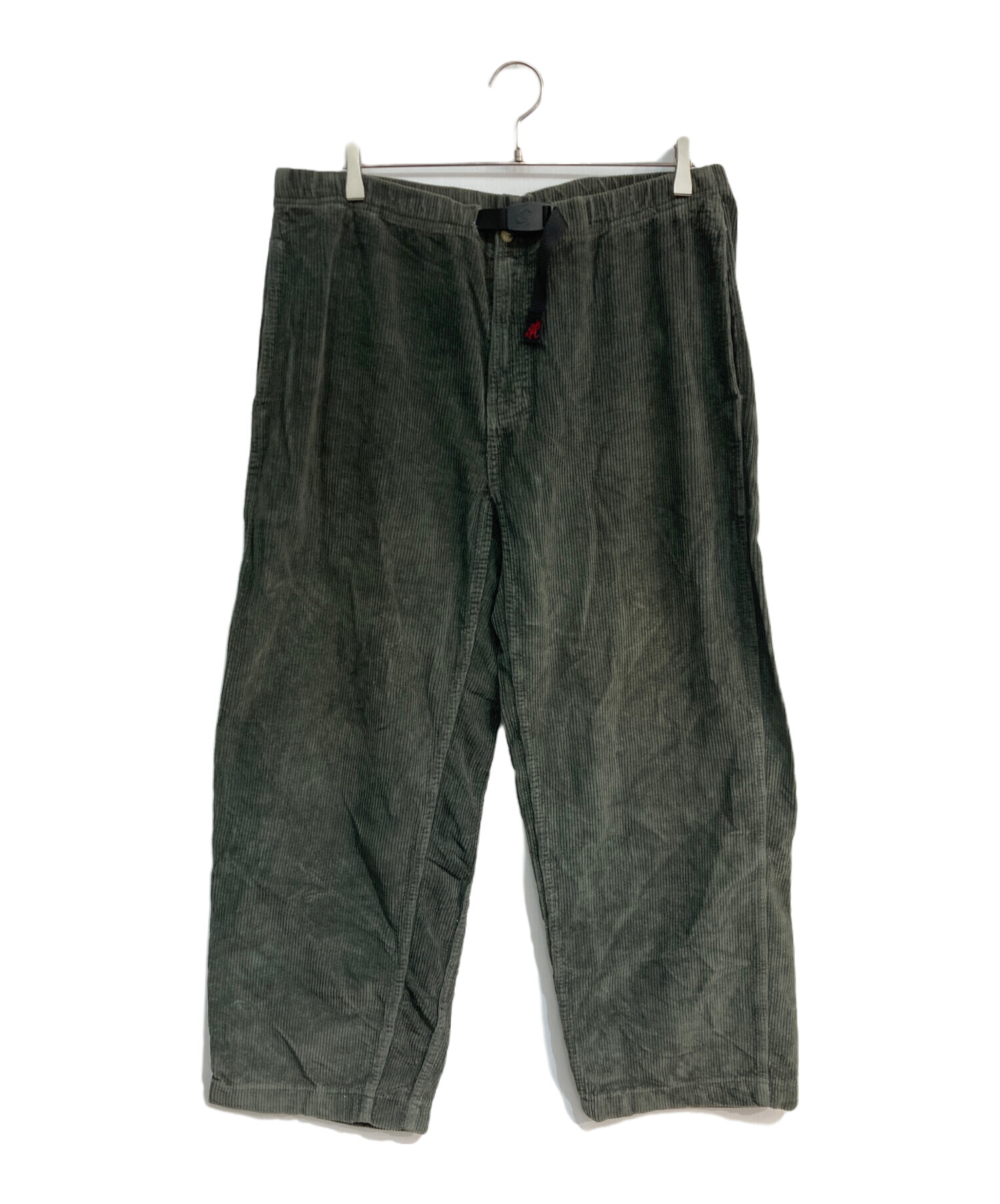 【美品】 グラミチ GRAMICCI コーデュロイ ワイドパンツ オリーブ L 中古・古着通販】GRAMICCI (グラミチ) コーデュロイパンツ オリーブ
