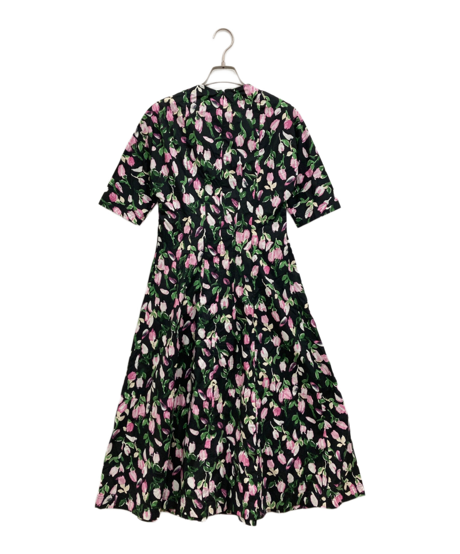 中古・古着通販】MARNI (マルニ) ネックリボンプリントワンピース