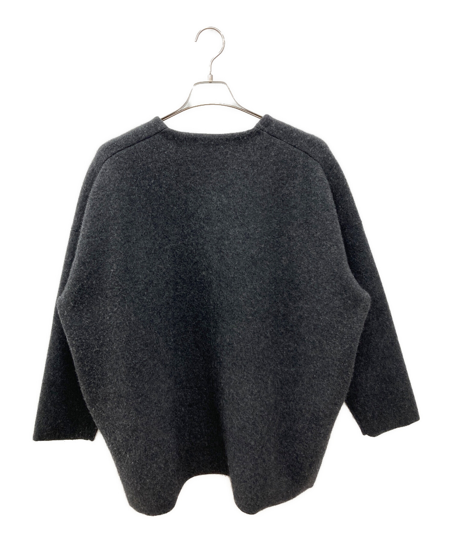 わかビアズリーコート 中古・古着通販】BEARDSLEY (ビアズリー) Washable Knit Coat グレー