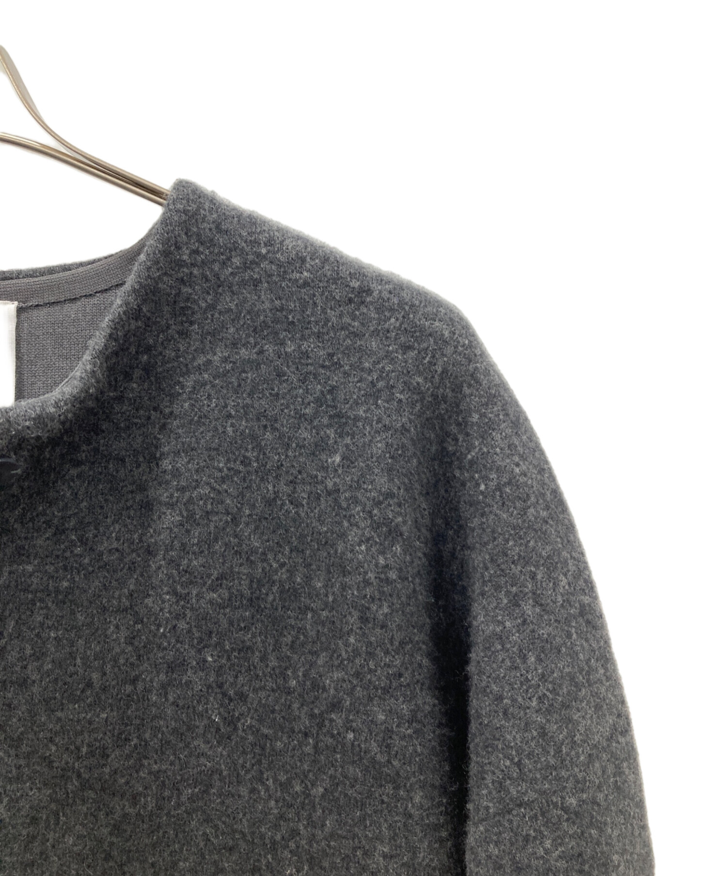 中古・古着通販】BEARDSLEY (ビアズリー) Washable Knit Coat グレー