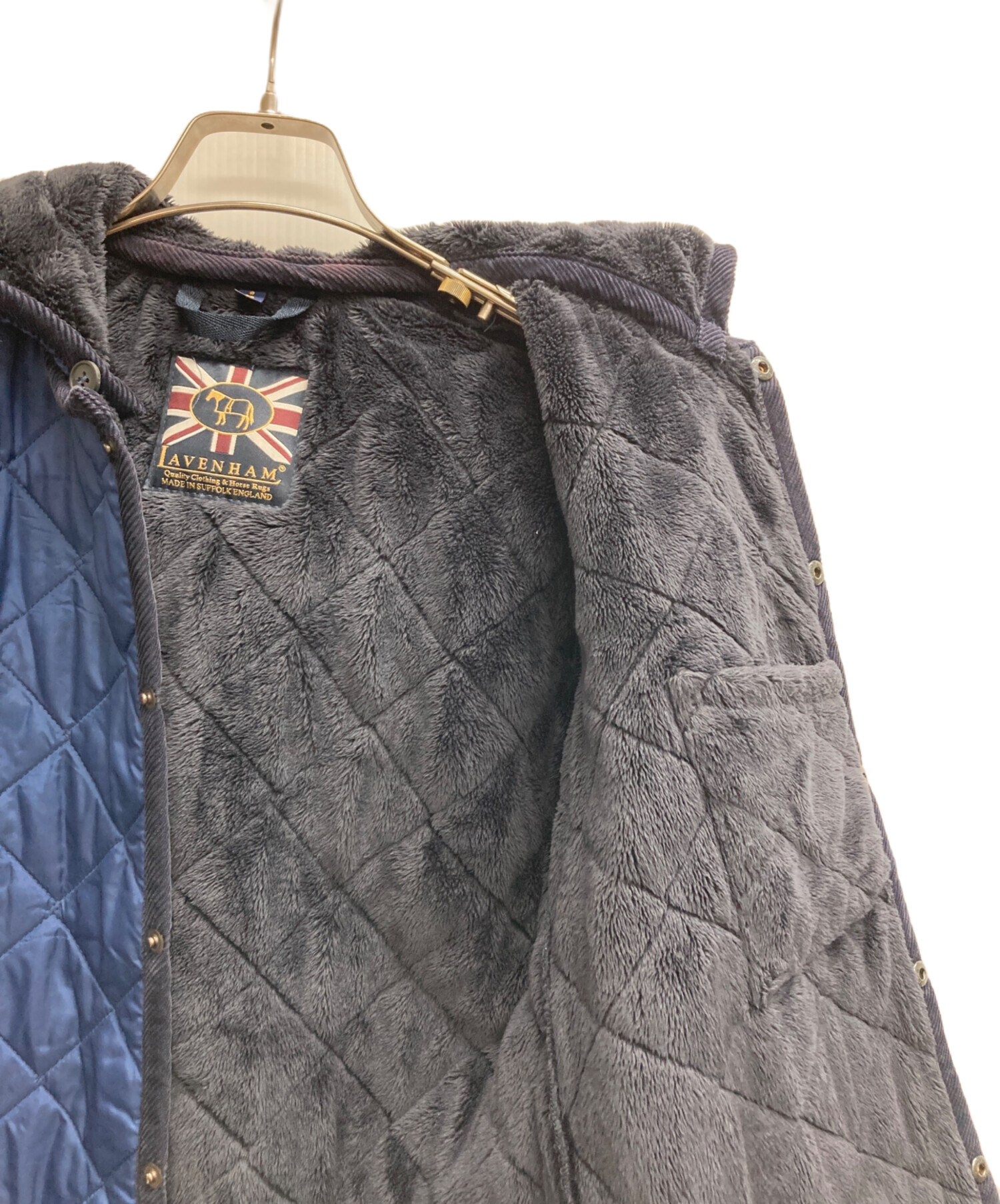 中古・古着通販】LAVENHAM (ラベンハム) フーデッドキルティング 