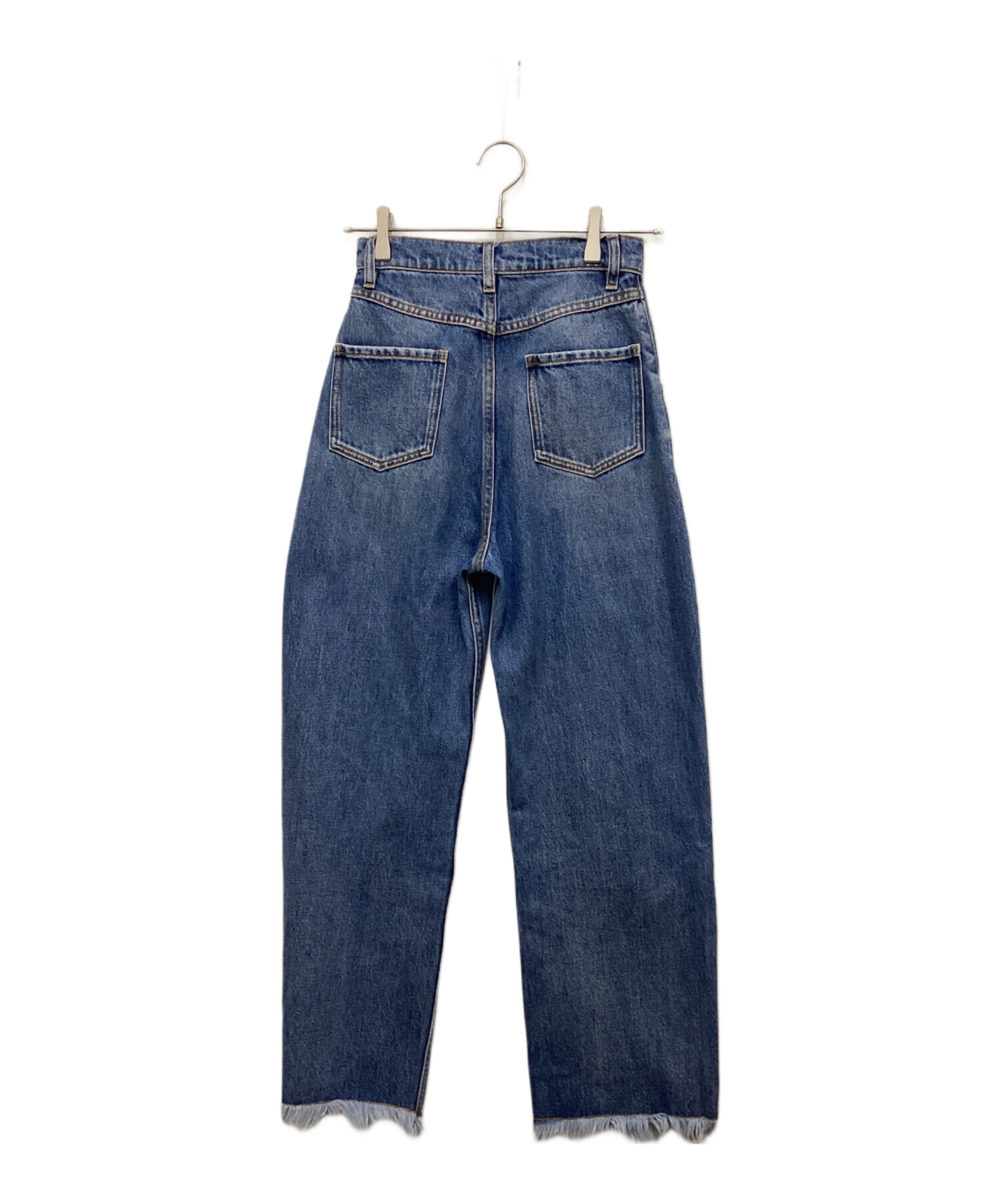 中古・古着通販】sirin (シリン) ヴィンテージ風フリンジワイドデニム 