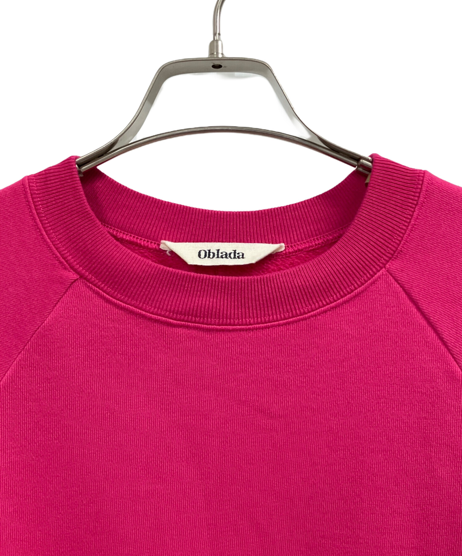 美品✨Obladaオブラダ//コットンスウェット ピンク 美品✨Obladaオブラダ//コットンスウェット ピンク 中古・古着通販