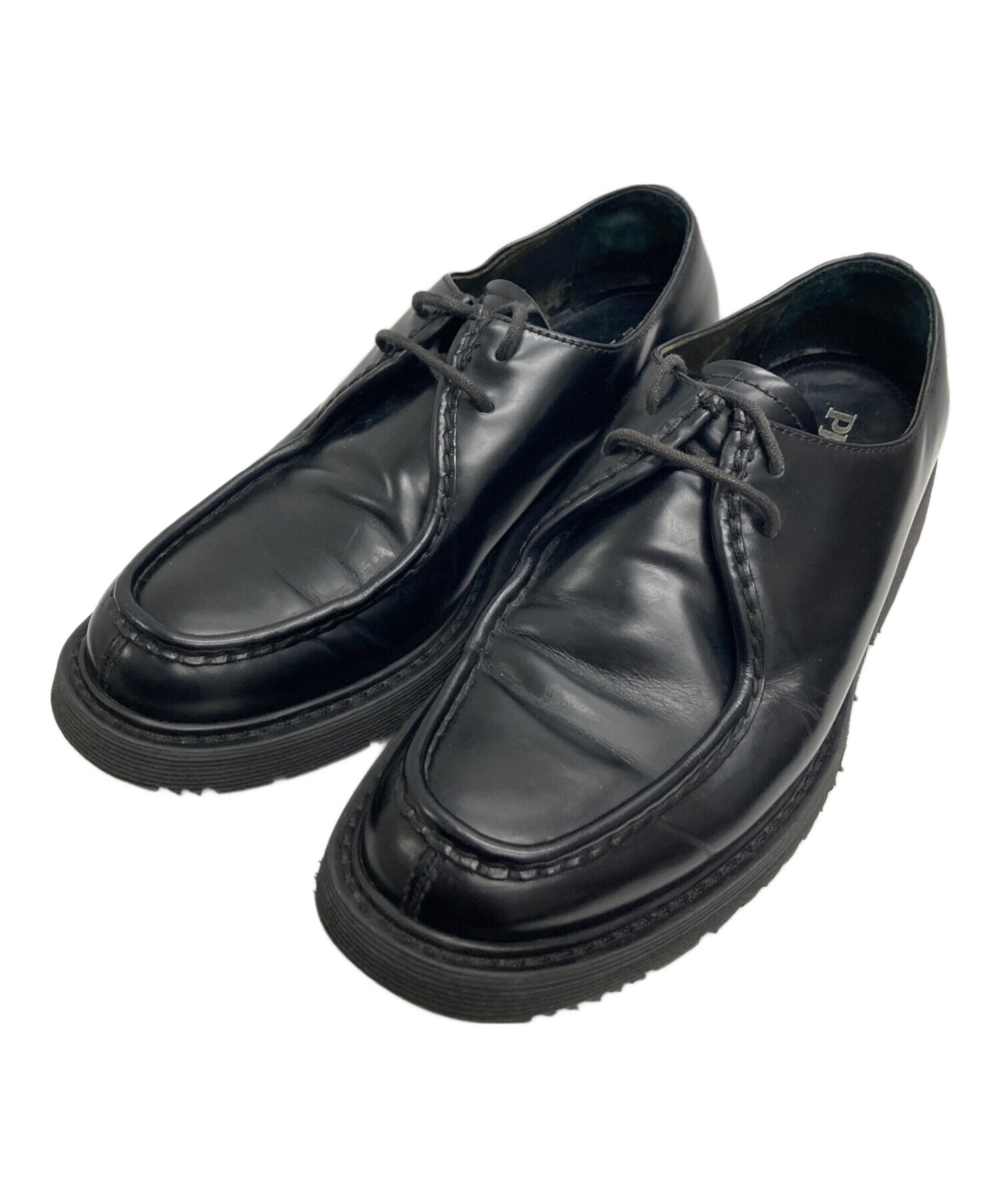 中古・古着通販】PRADA (プラダ) ドレスシューズ ブラック サイズ:8 