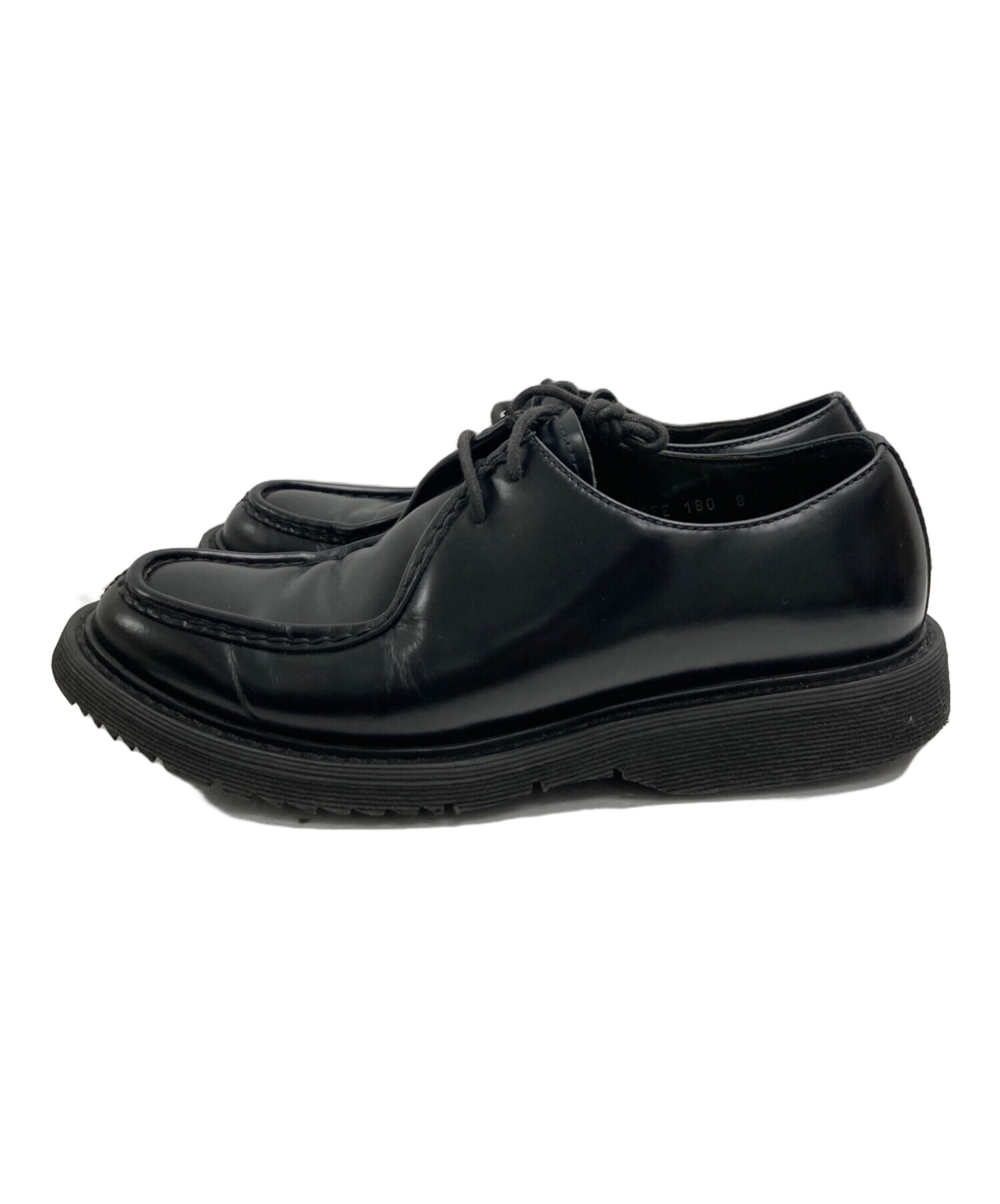 中古・古着通販】PRADA (プラダ) ドレスシューズ ブラック サイズ:8 